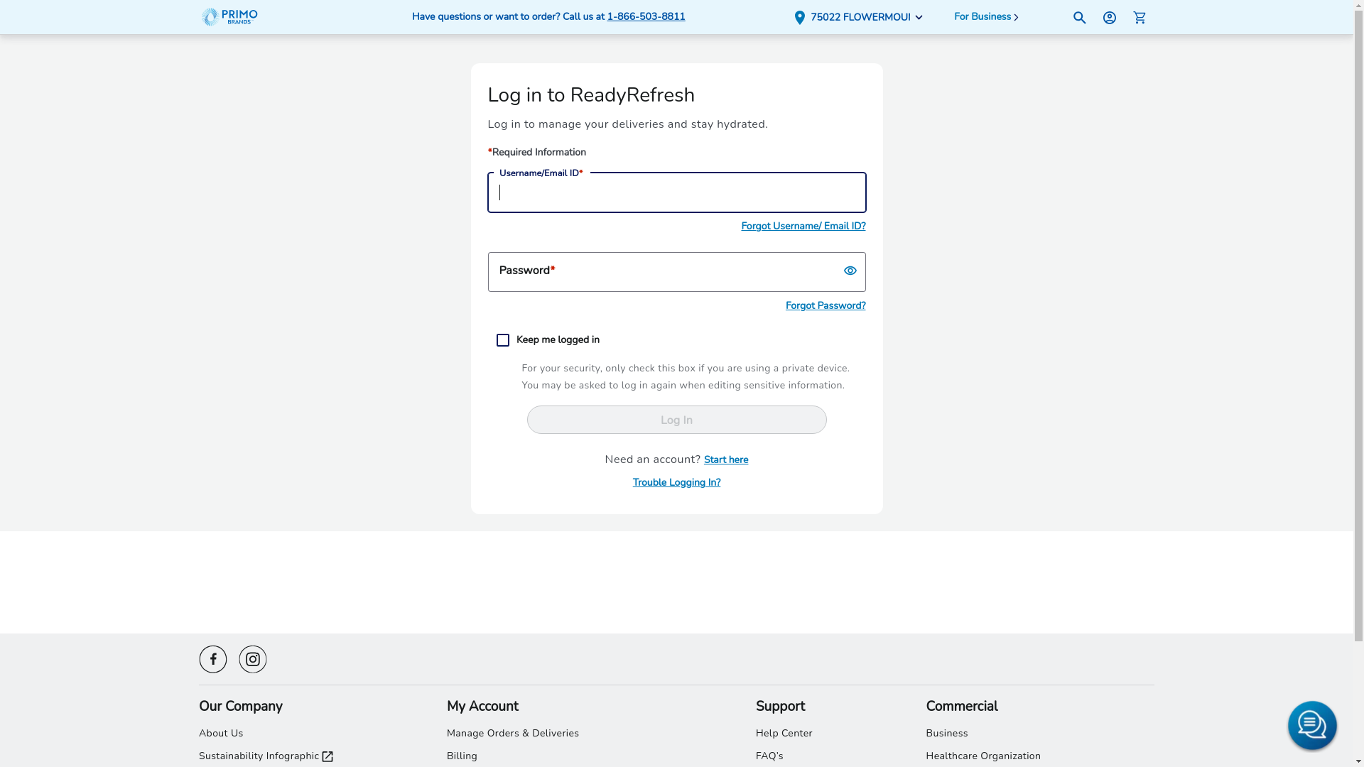 website screenshot of https://click.youraccount.readyrefresh.com/?qs=d5e8d5a786f6bceb0dd2ff8261bd79148fa8e2a80cc460b3e019a5a8768a70f03357af7d2202fa19eefb7aa91ecab679f545eb9248cffa92a57275d2aa495a87