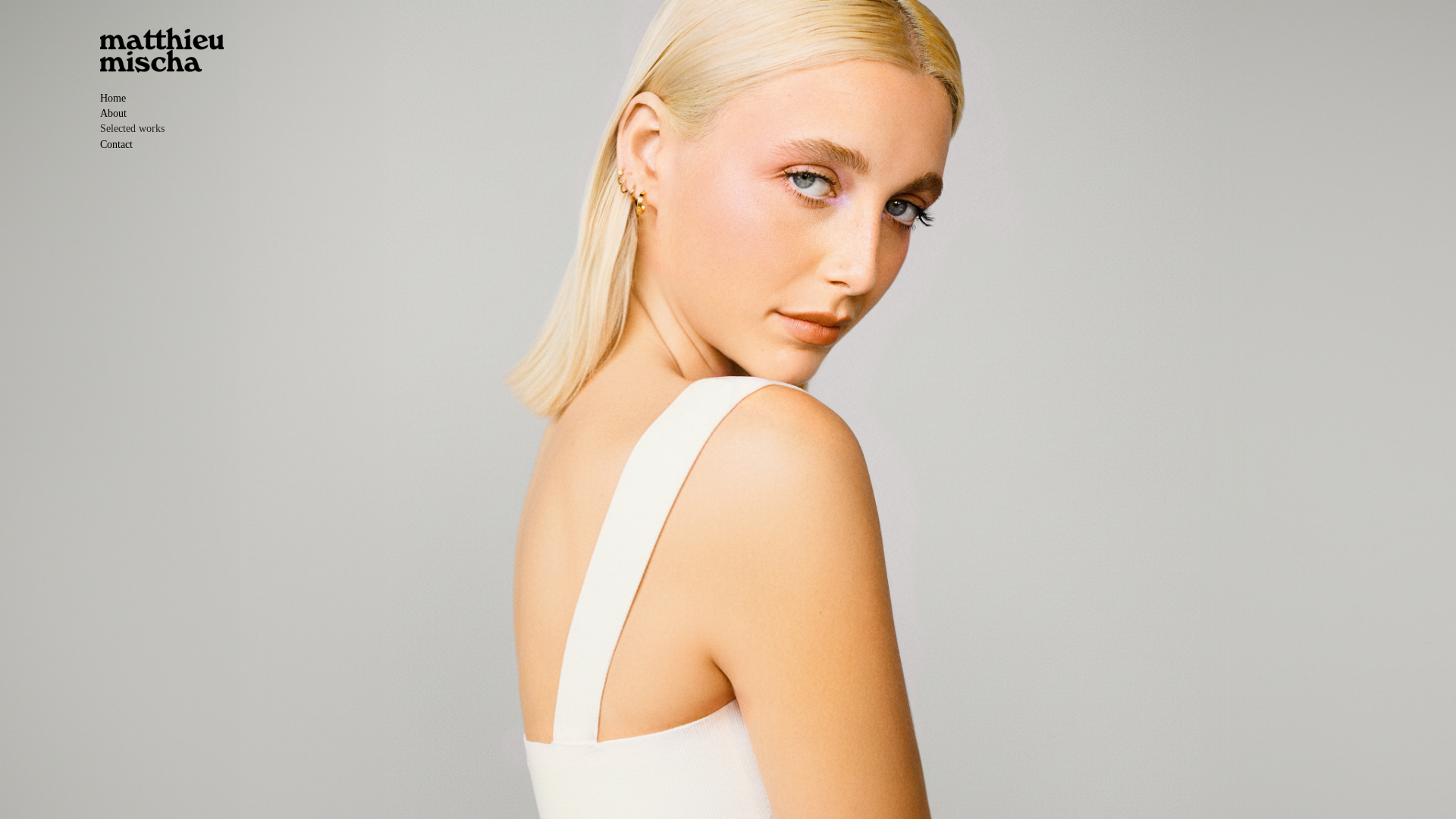 website screenshot of https://matthieumischa.com/