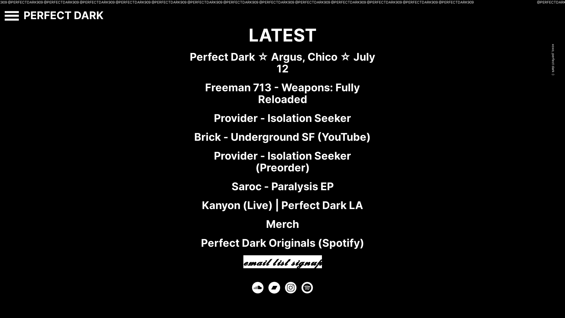 website screenshot of https://perfectdark909.pages.dev/