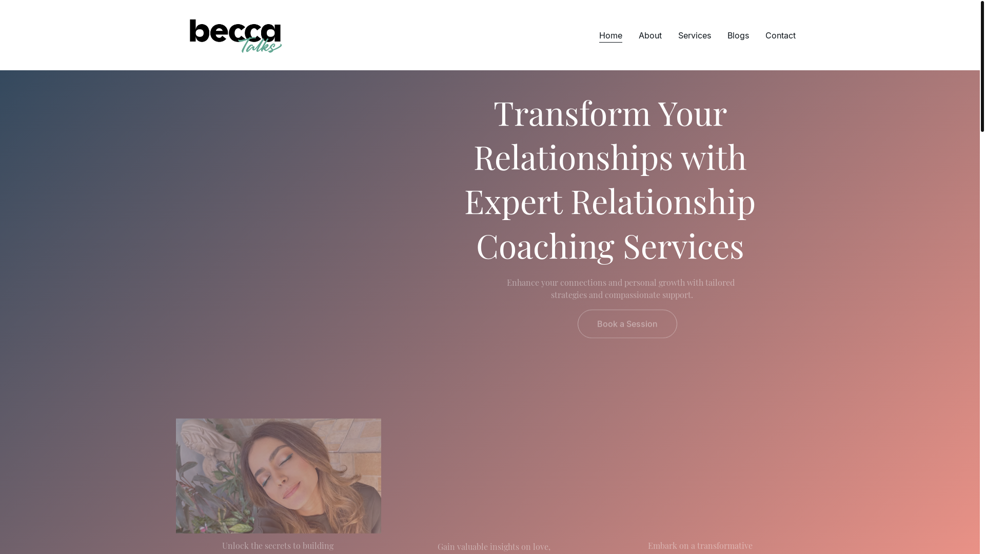 website screenshot of https://datesmartwithbeccatalks.com/