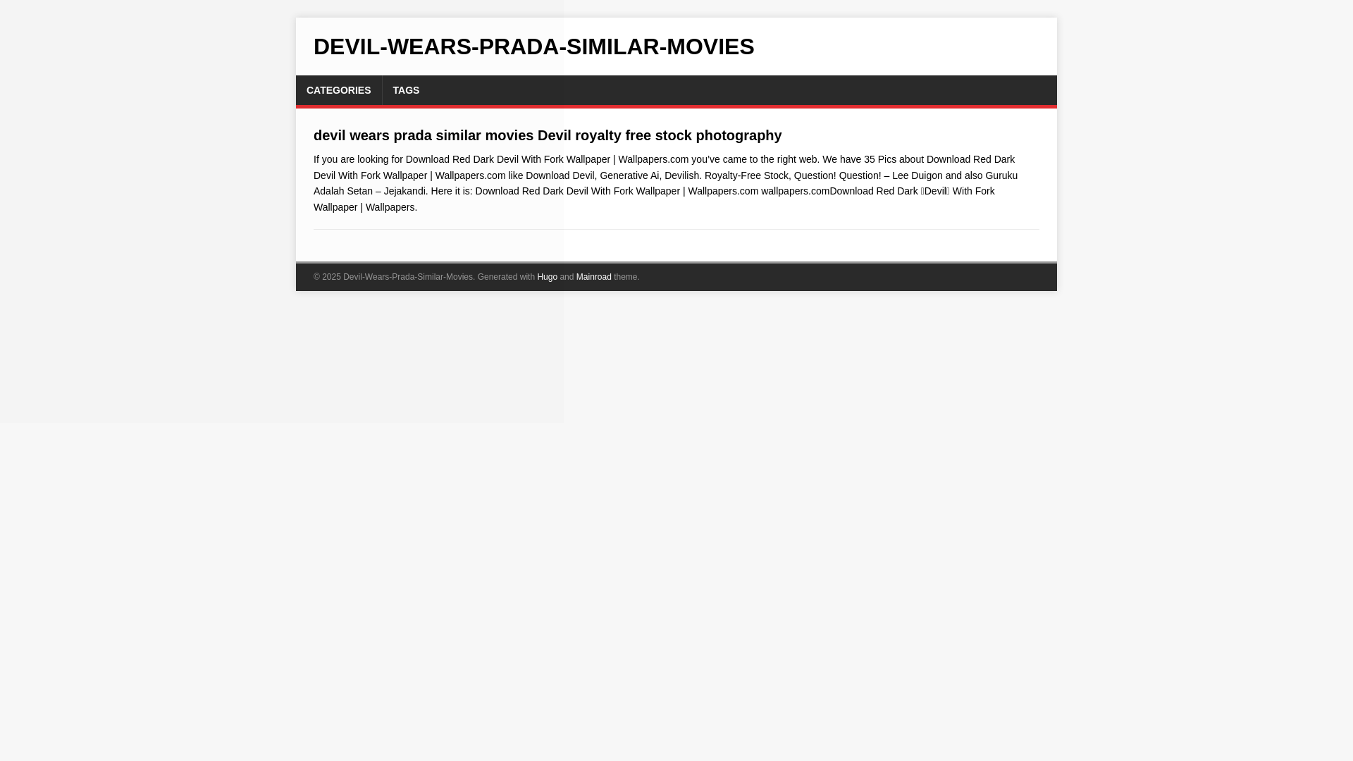 website screenshot of https://devil-wears-prada-similar-movies.pages.dev/