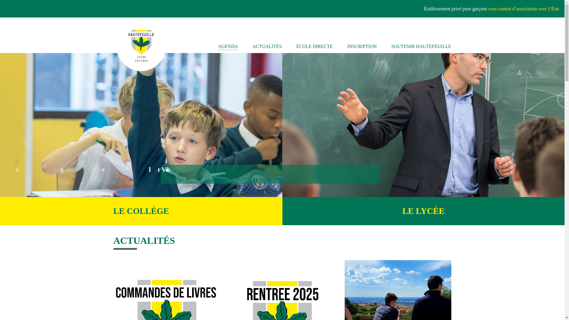 website screenshot of https://www.hautefeuille92.fr/