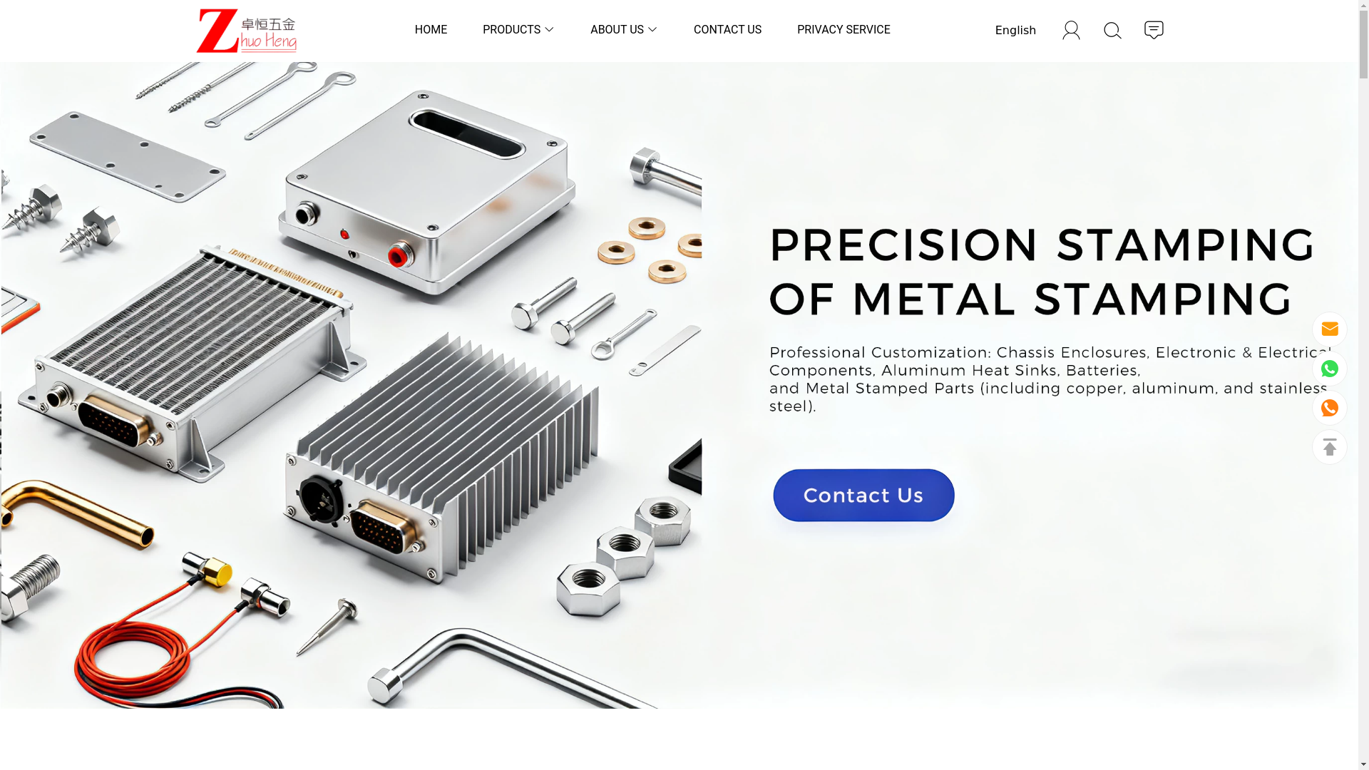 website screenshot of https://zg-gdzhuoheng.com/