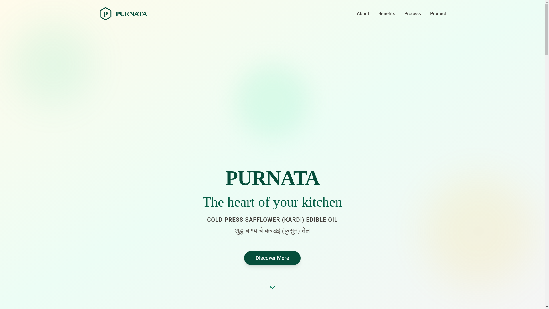 website screenshot of https://purnataorganic.com/