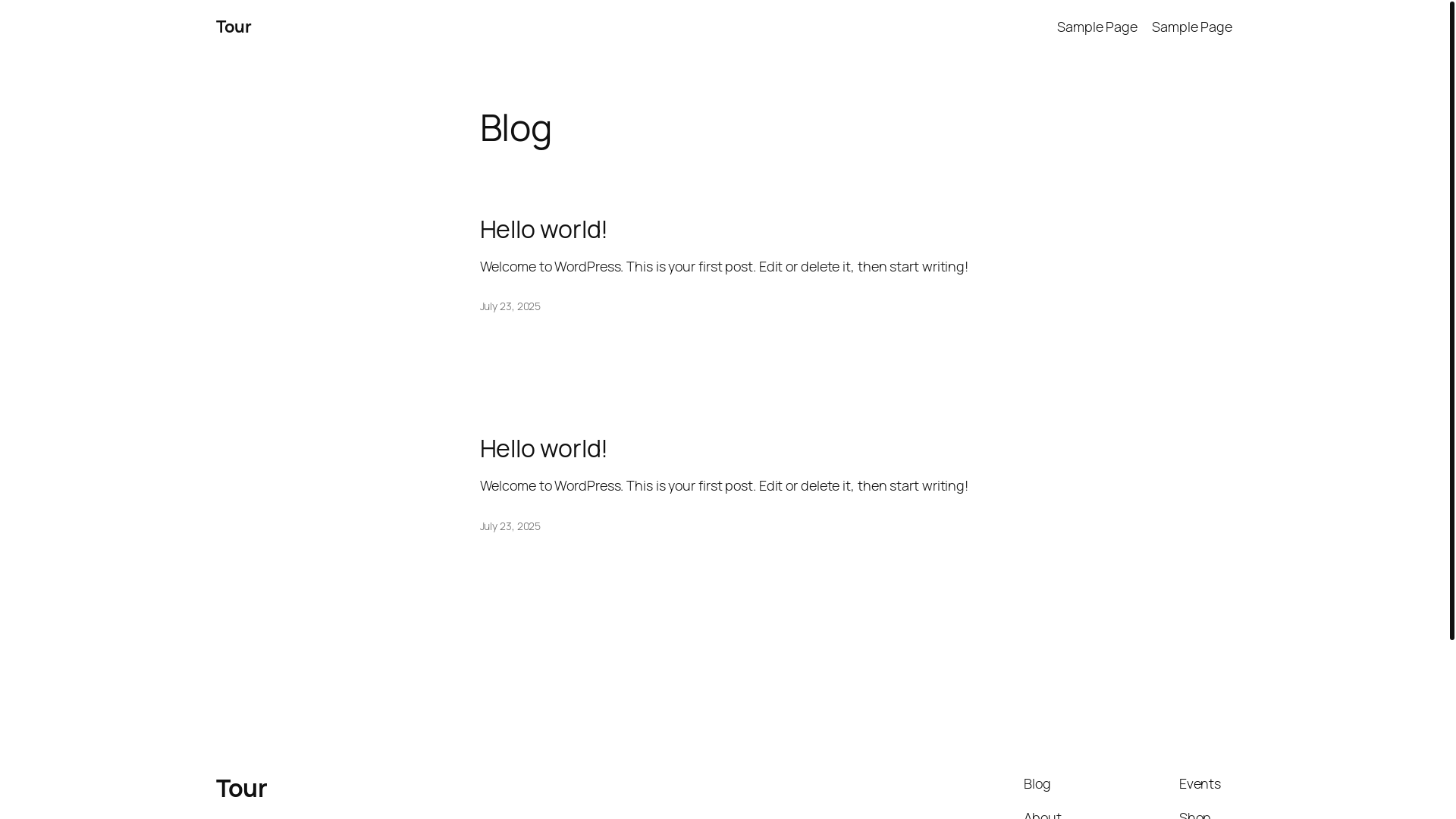 website screenshot of https://pleasanttours.co.tz/