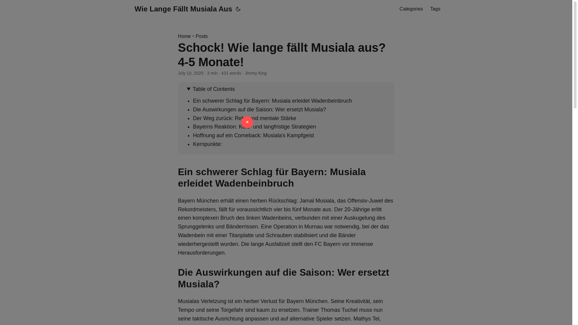 website screenshot of https://wie-lange-fallt-musiala-aus.pages.dev/