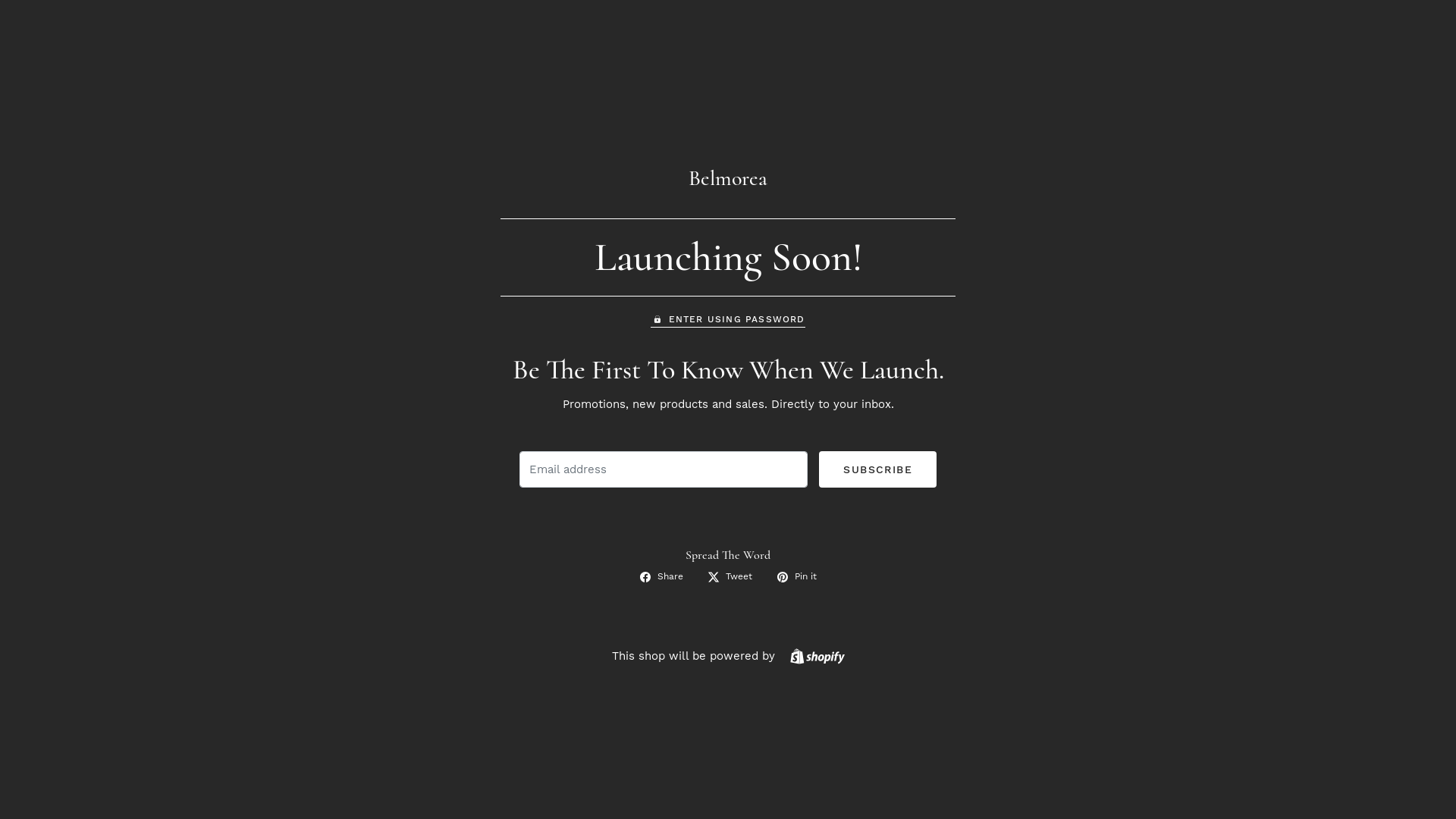 website screenshot of https://belmorea.com/
