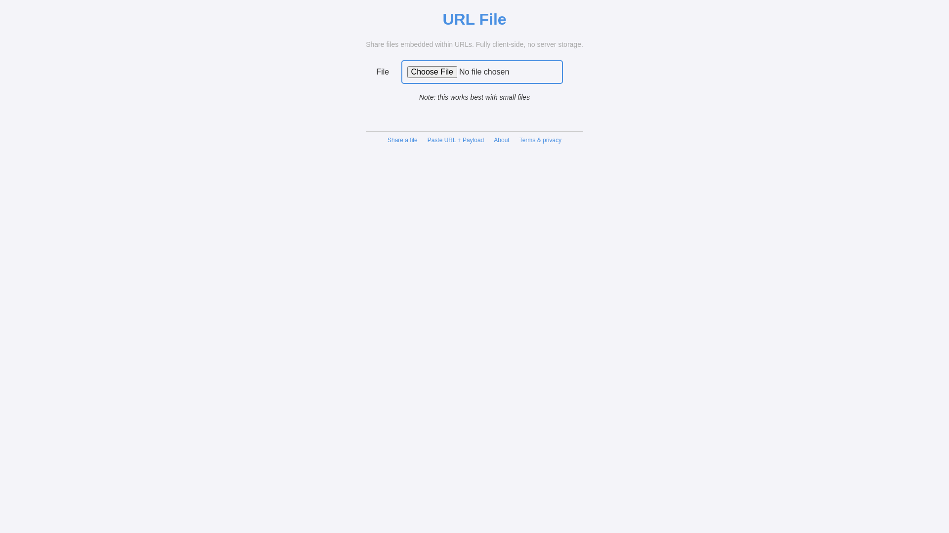 website screenshot of https://uri-file-share.pages.dev/