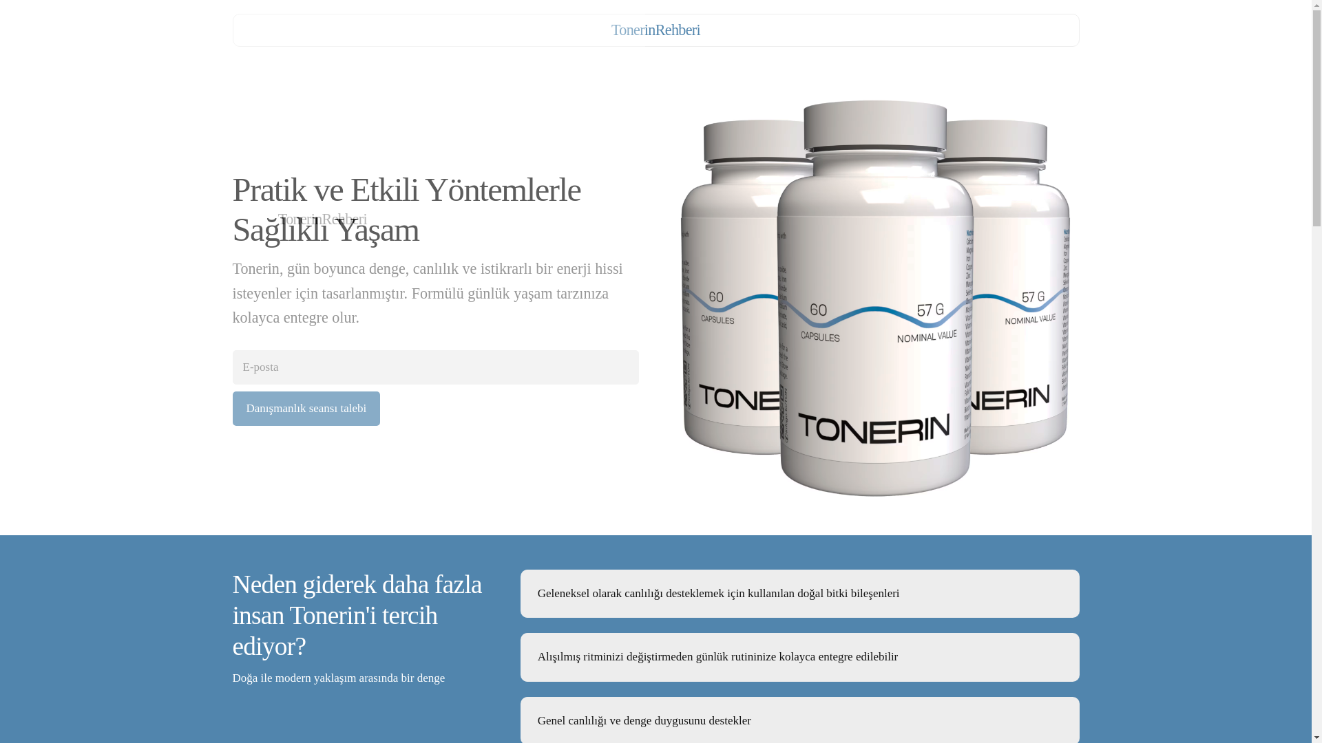website screenshot of https://tonerinrehberilife.info/