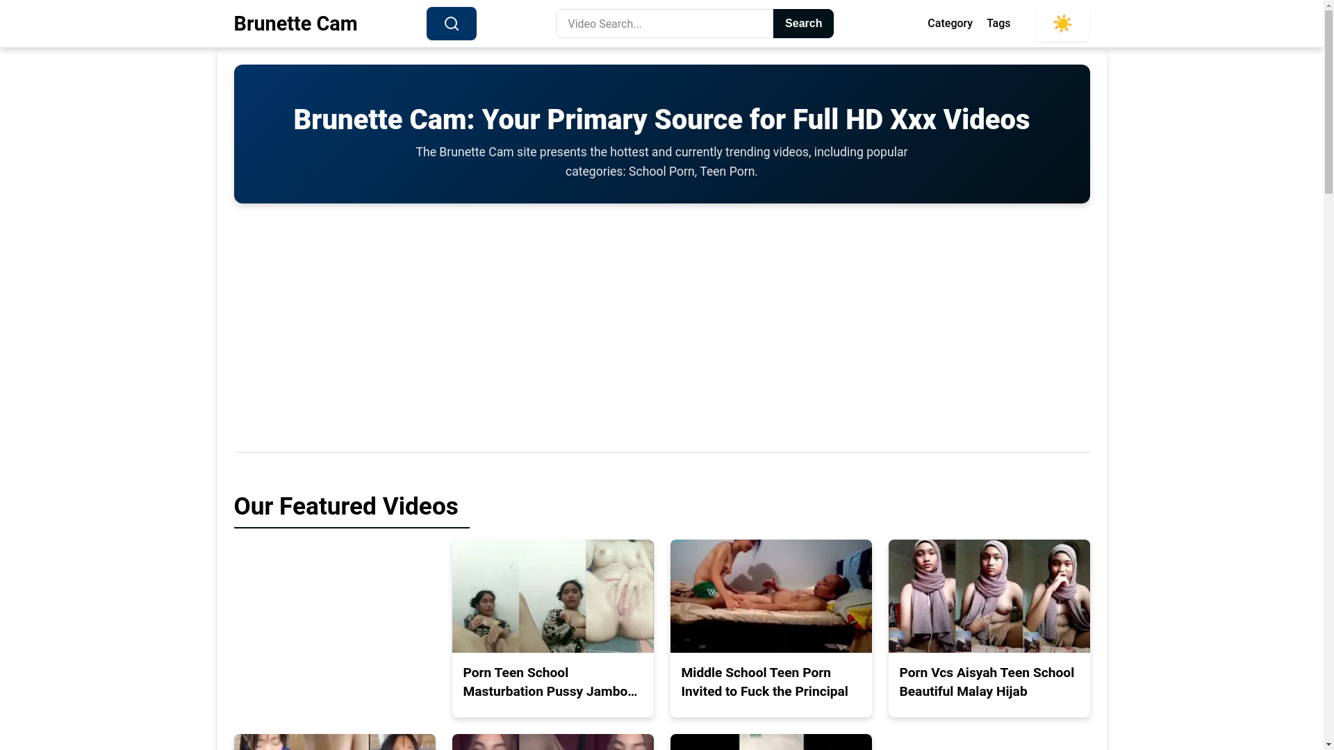 website screenshot of https://brunettecam.pages.dev/