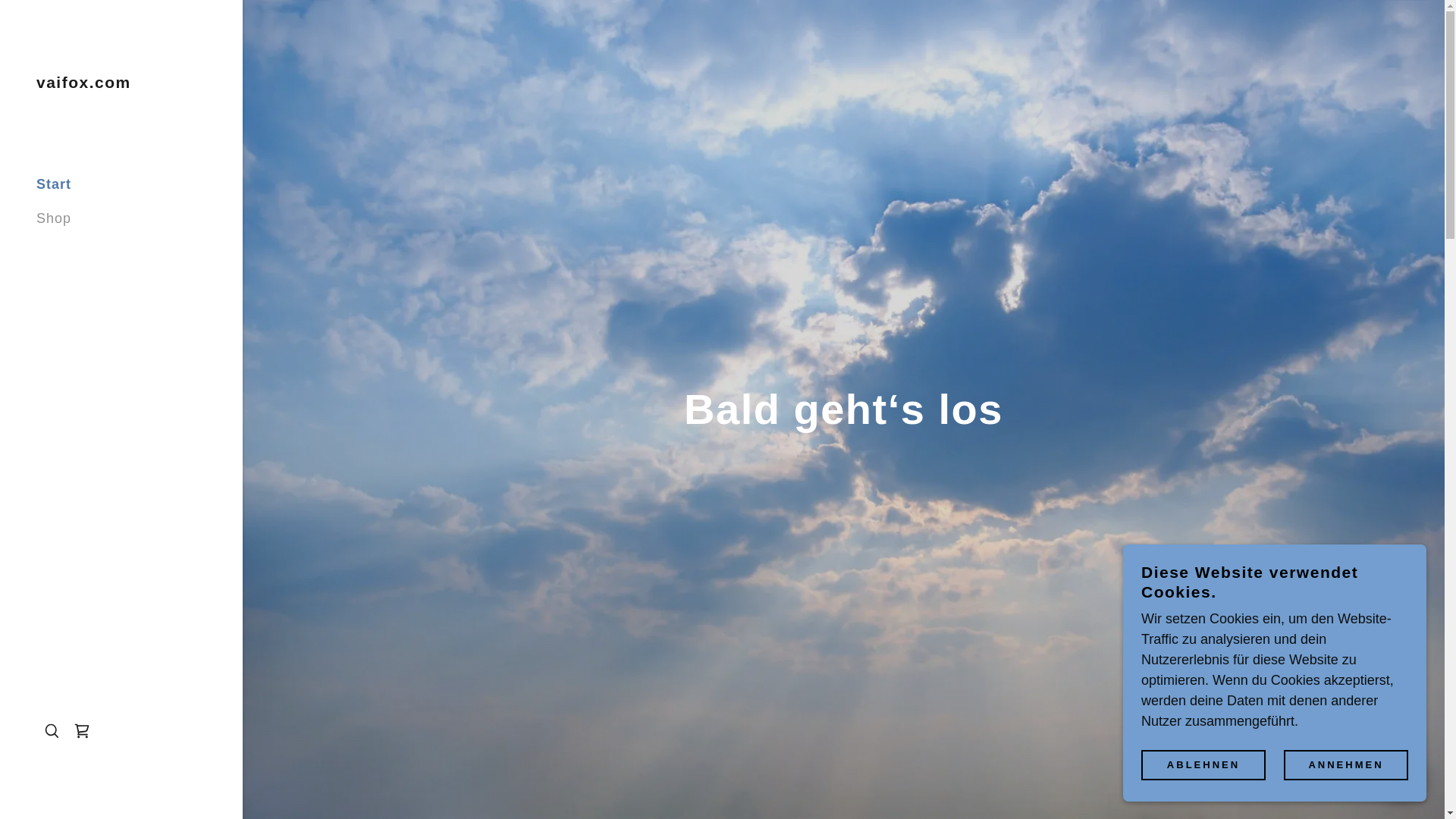 website screenshot of https://vaifox.com/