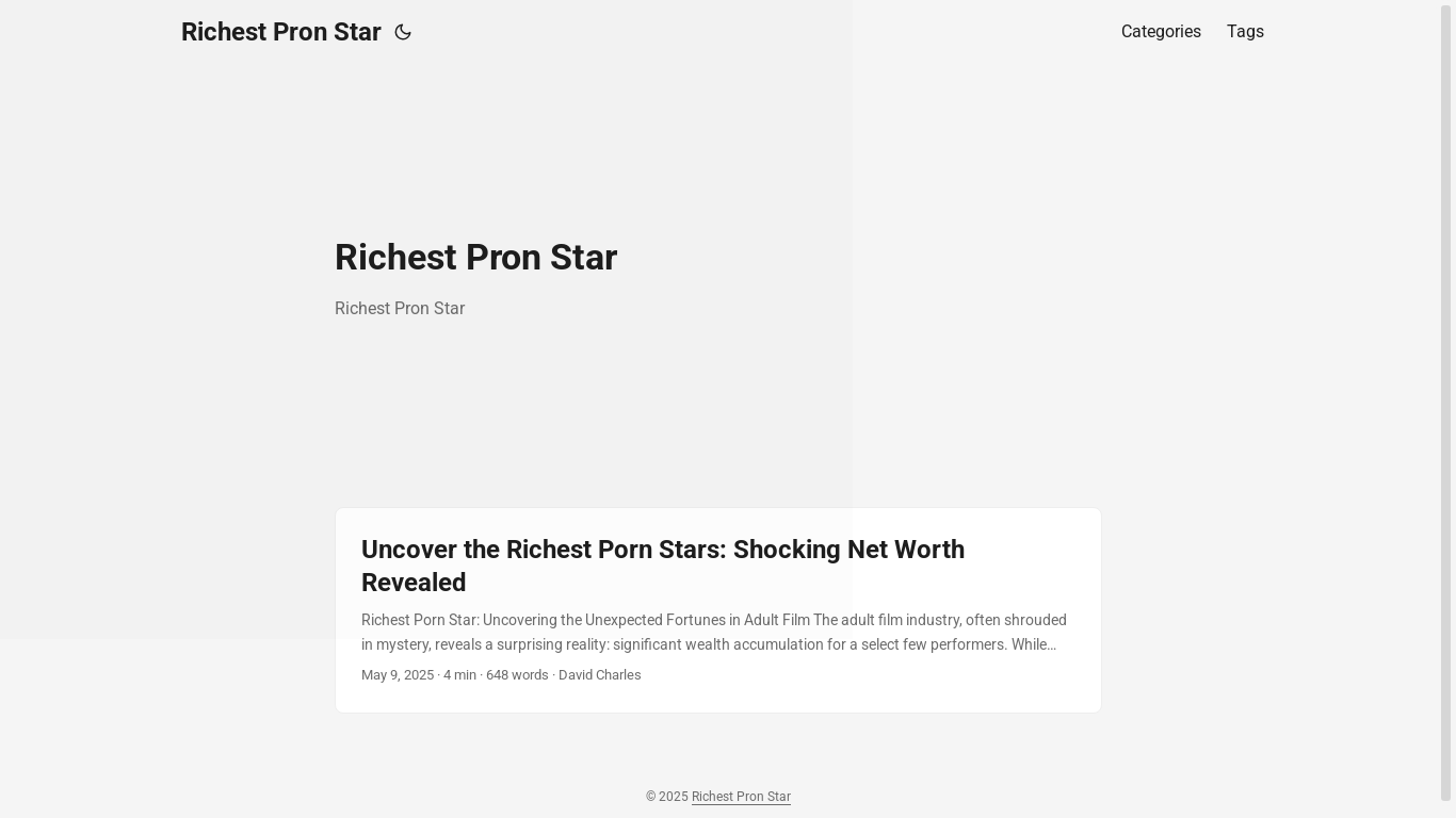 website screenshot of https://richest-pron-star.pages.dev/