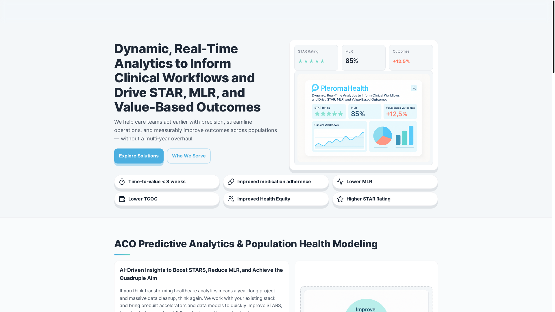 website screenshot of https://pleromahealth.pages.dev/