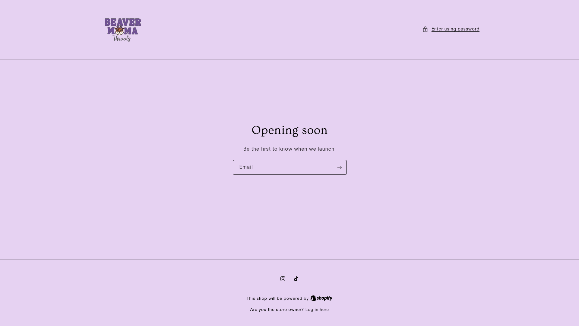 website screenshot of https://beavermamathreads.com/