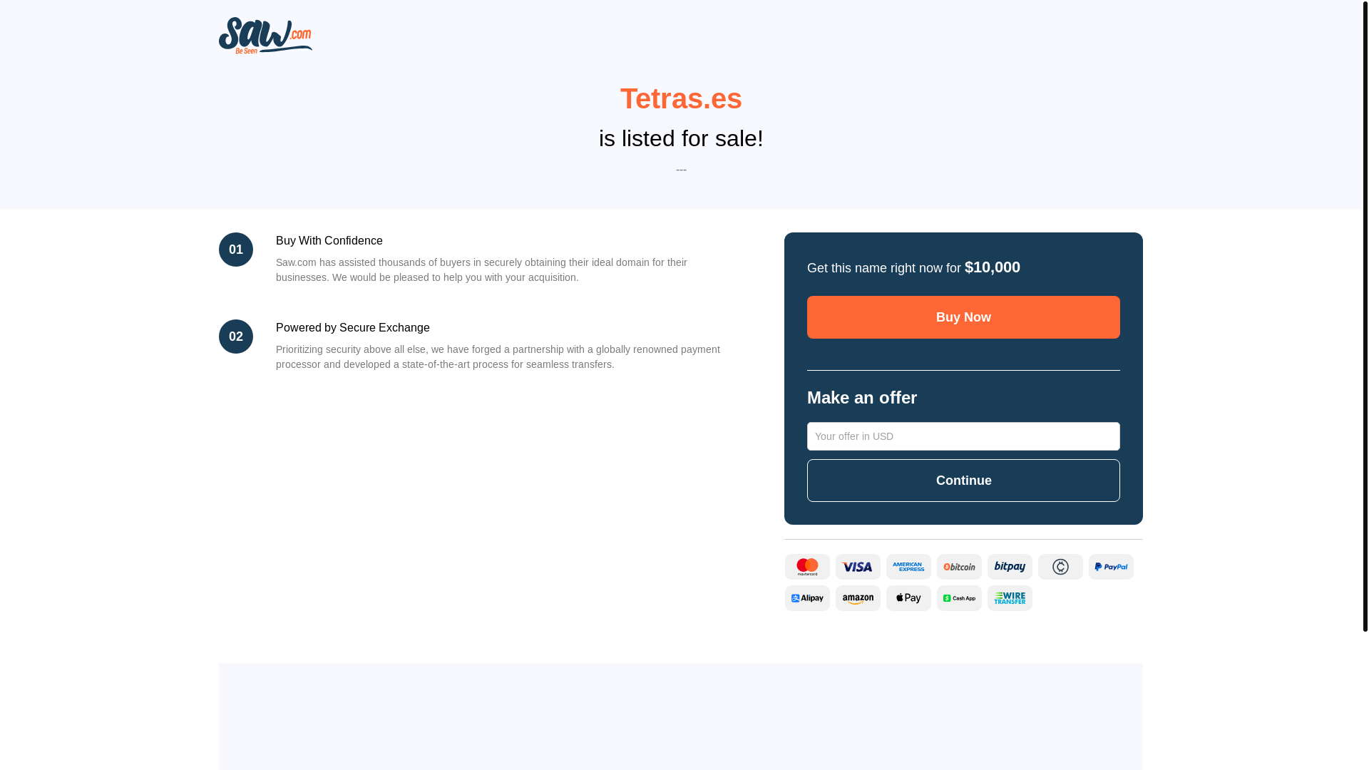 website screenshot of https://tetras.es/
