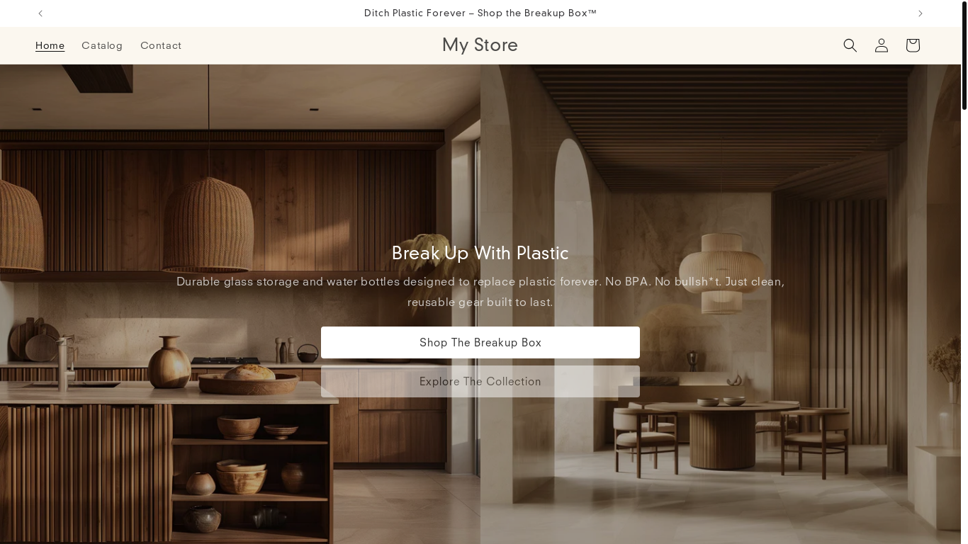 website screenshot of https://customwooddirect.com/