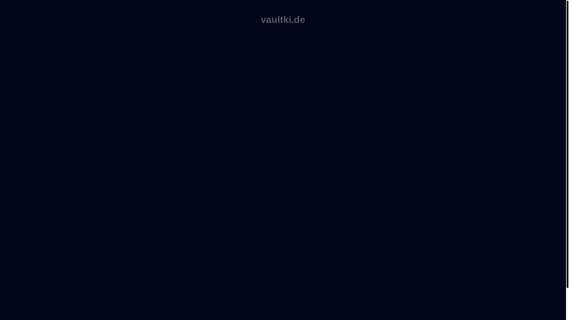 website screenshot of https://vaultki.de/