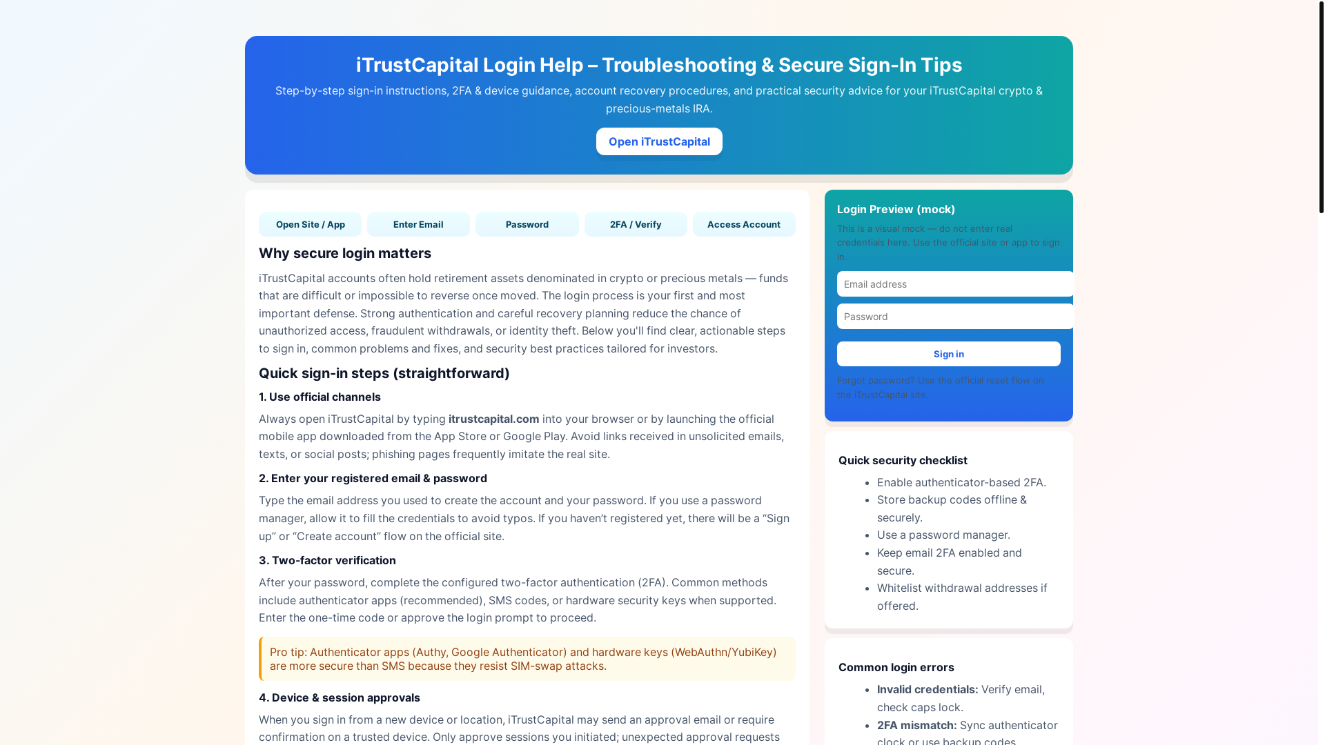 website screenshot of https://auth-itrustcapital-lgn.pages.dev/