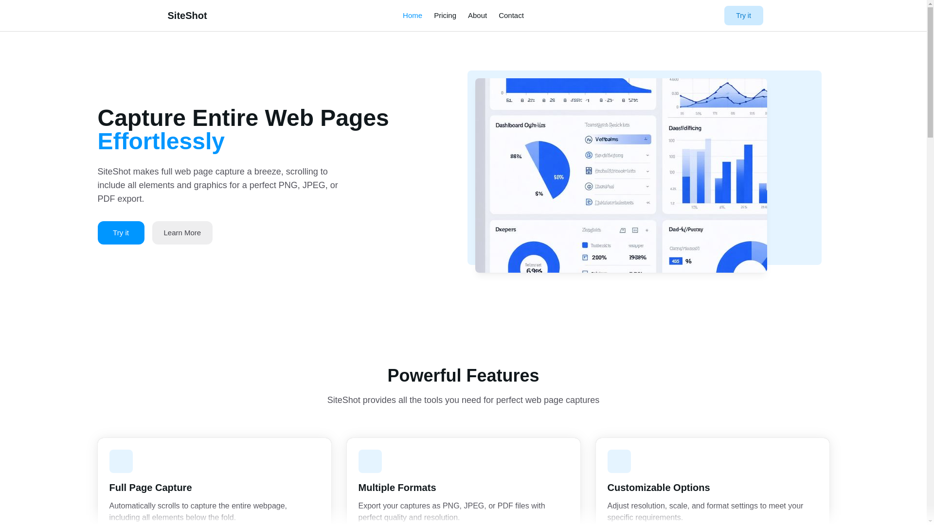 website screenshot of https://getsiteshot.com/