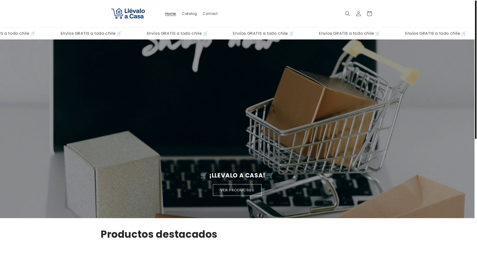 website screenshot of https://llevaloacasacl.com/