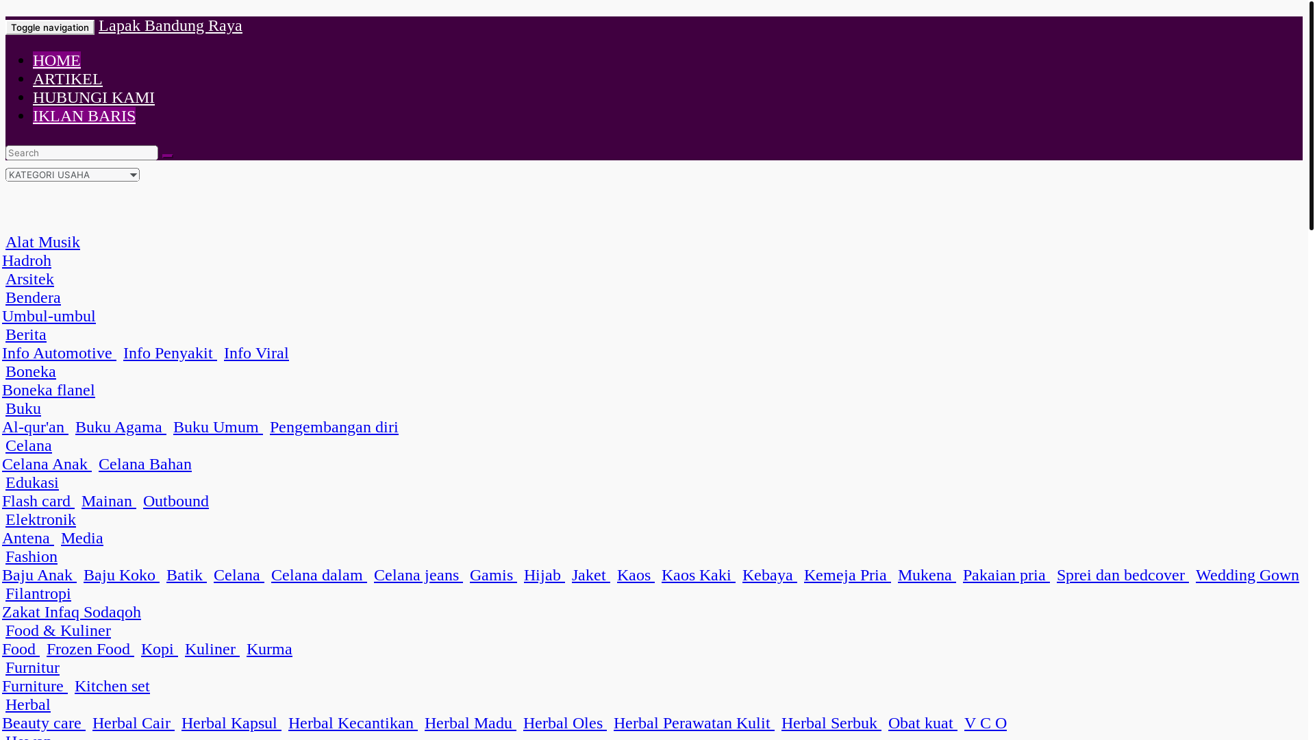 website screenshot of https://lapakbandungraya.com/