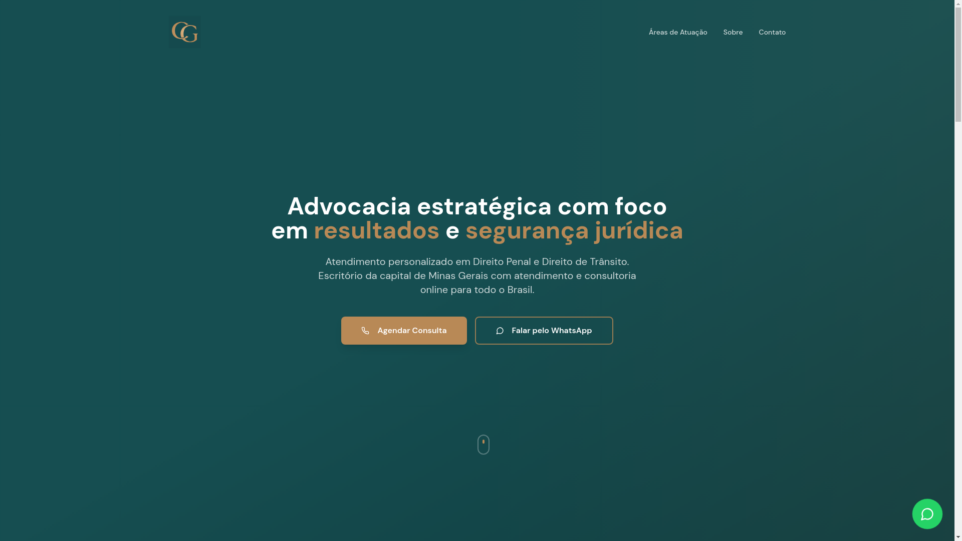 website screenshot of https://caiogouveia.adv.br/