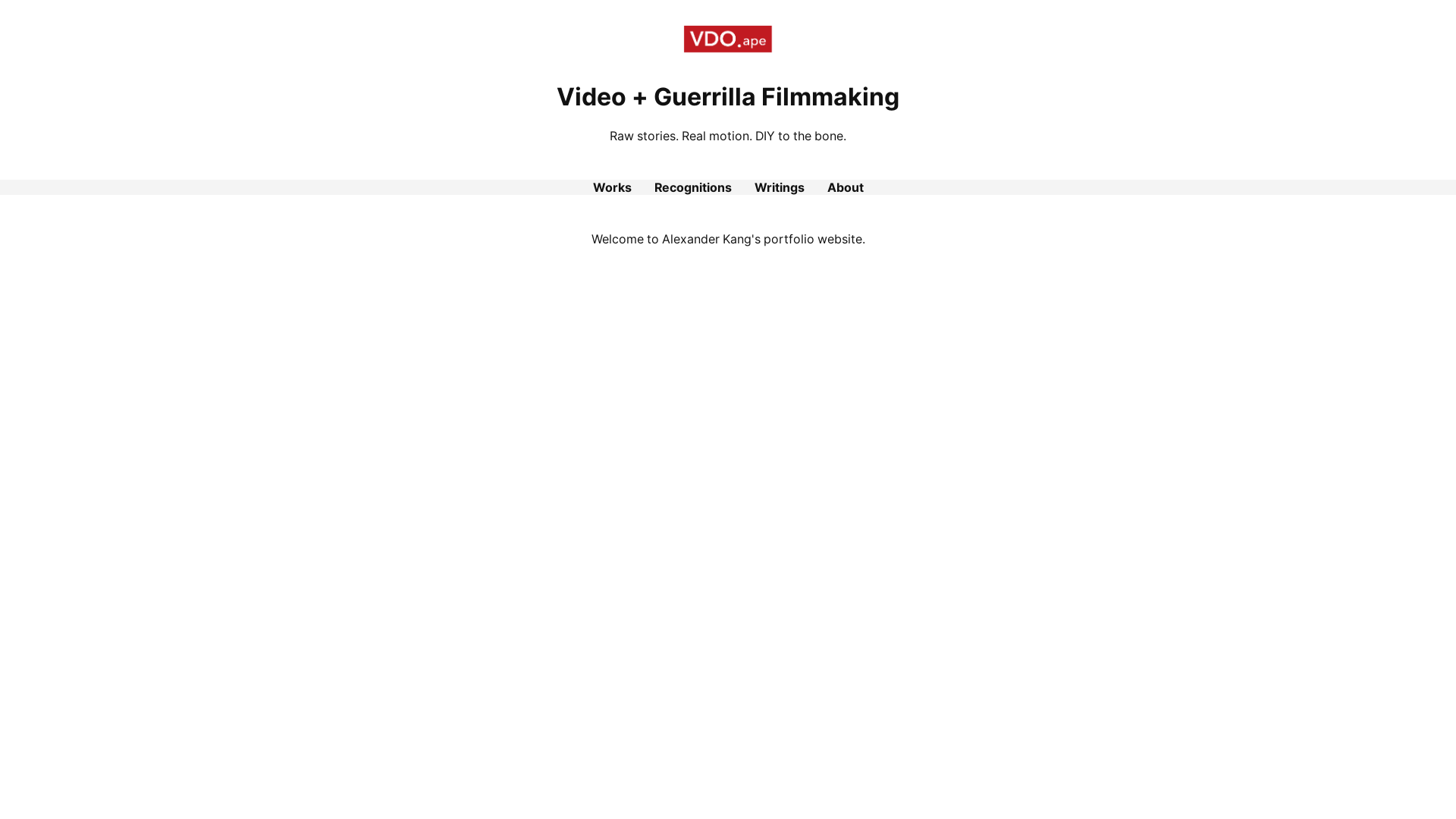 website screenshot of https://vdoape-site.pages.dev/