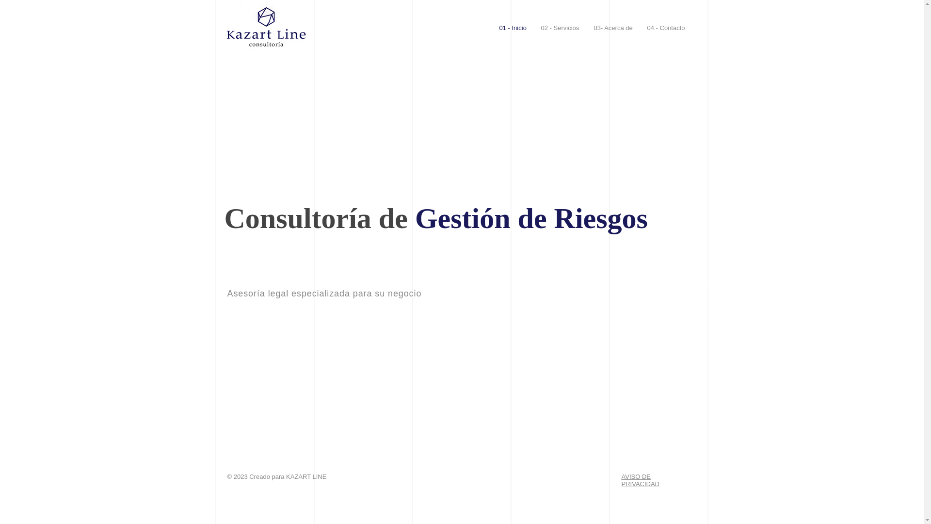 website screenshot of https://kazartlineasociados.com/