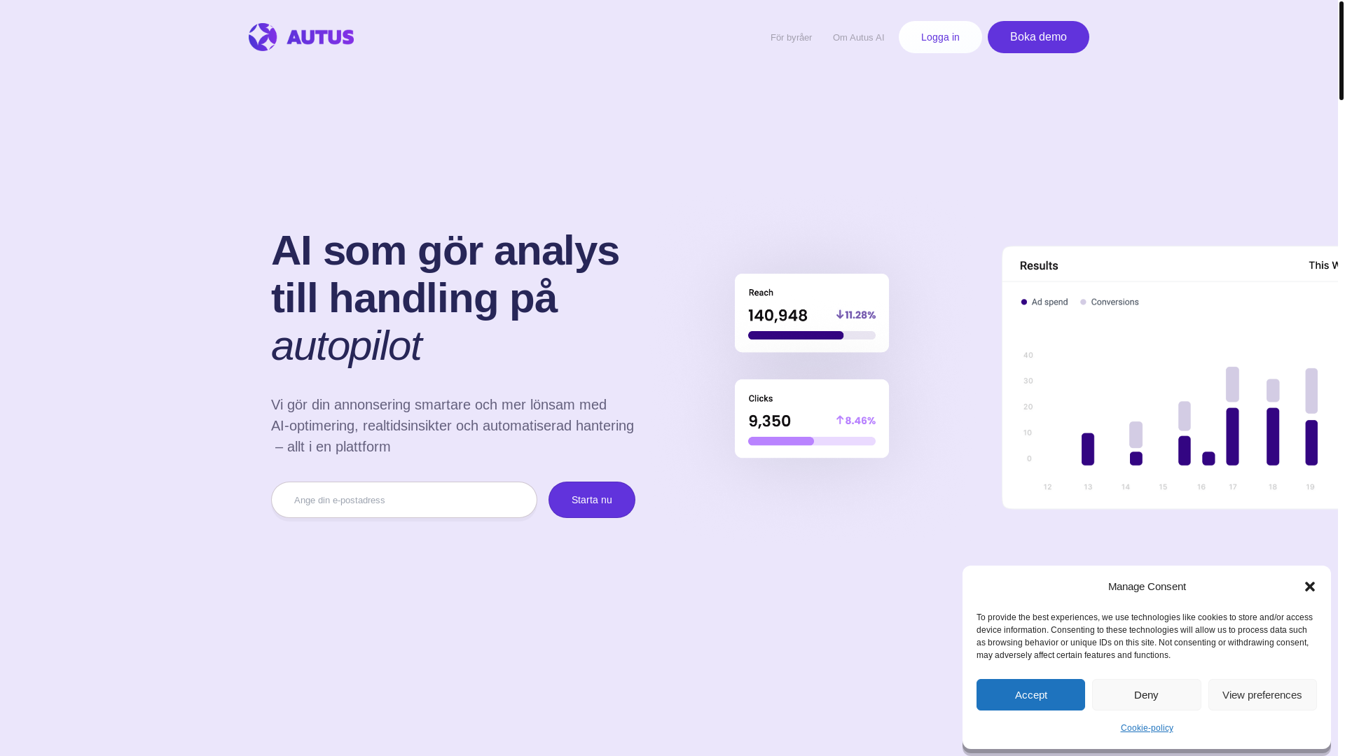 website screenshot of https://goautusai.com/