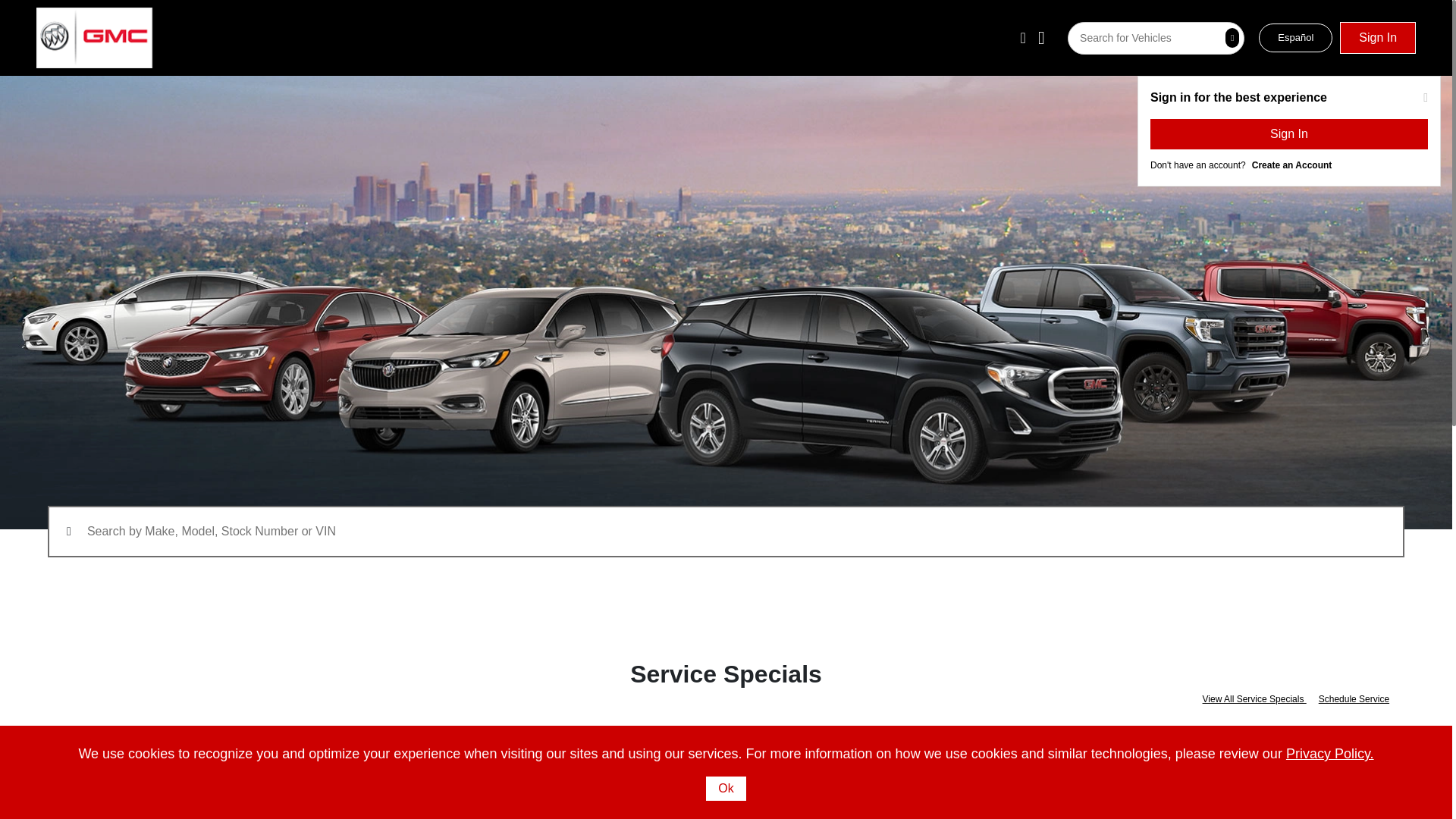 website screenshot of https://sewellbuickgmc-midlandspecials.com/