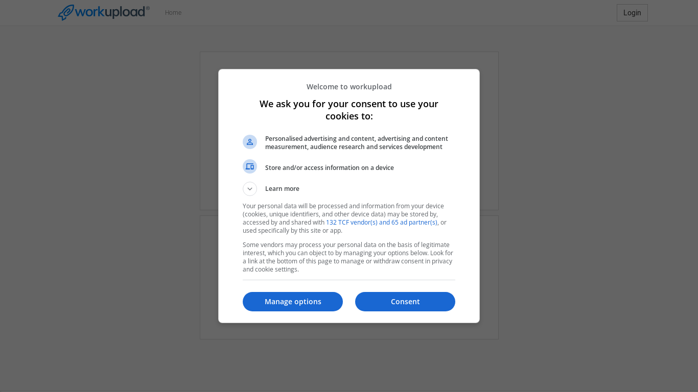 website screenshot of https://workupload.com/file/6PvzcjWR