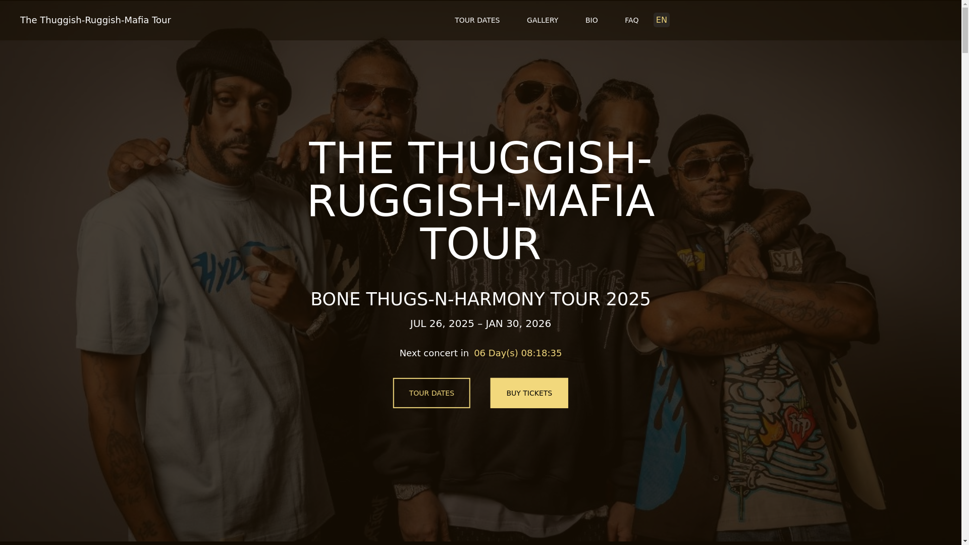 website screenshot of https://thethuggishruggishmafiatour-com-github-io.pages.dev/
