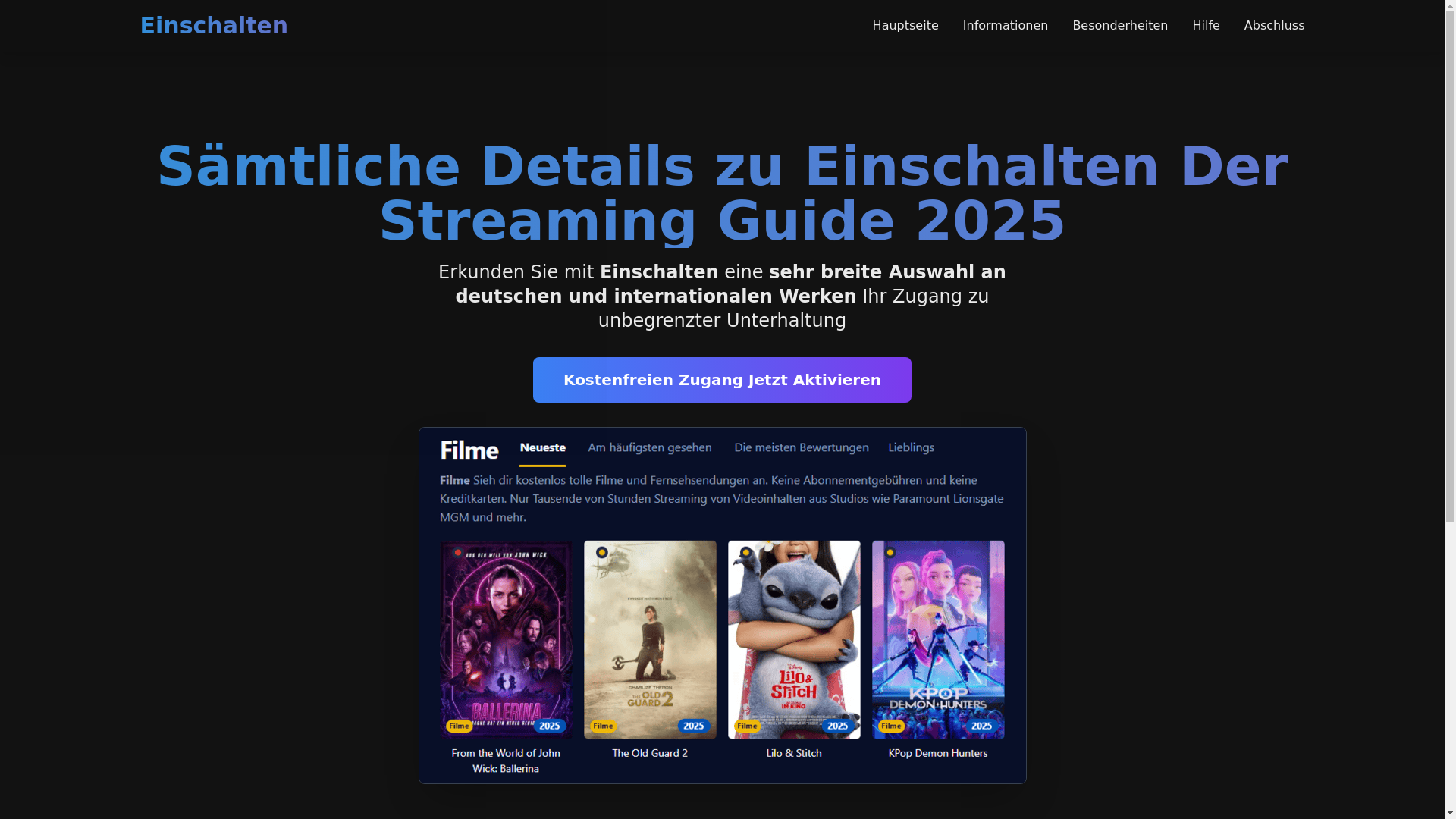 website screenshot of https://einschalten-dgcc.pages.dev/