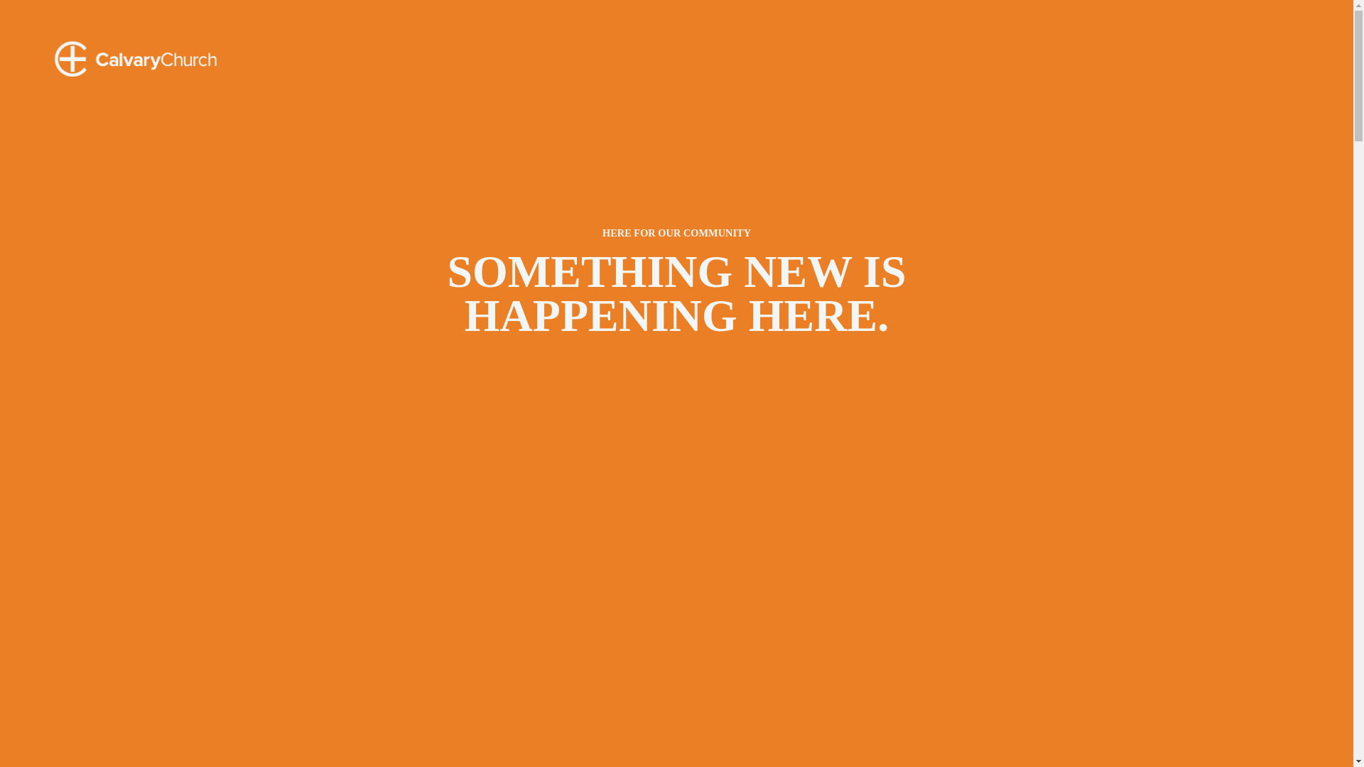 website screenshot of https://calvarynext.org/