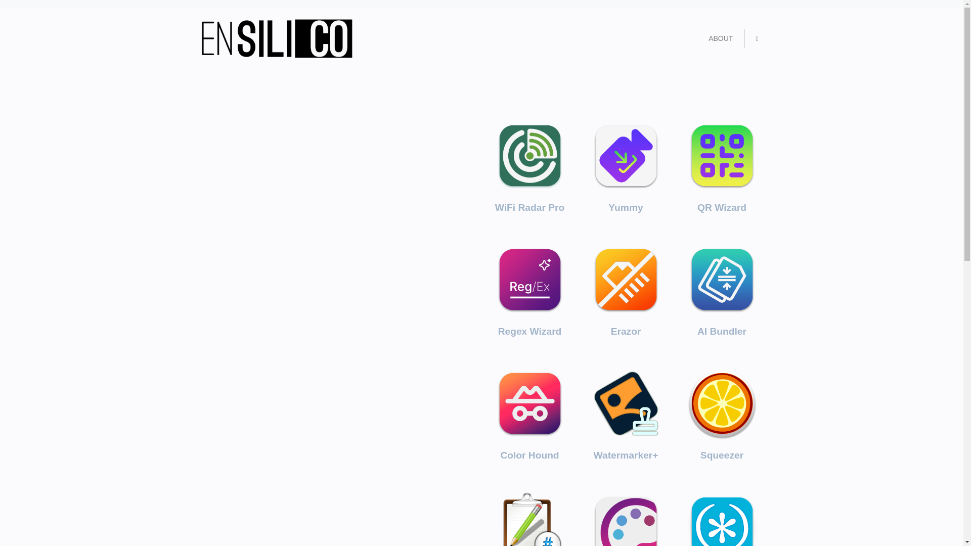 website screenshot of https://ensili.co