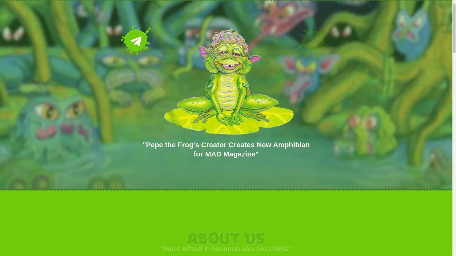 website screenshot of https://alfredneuman.site/