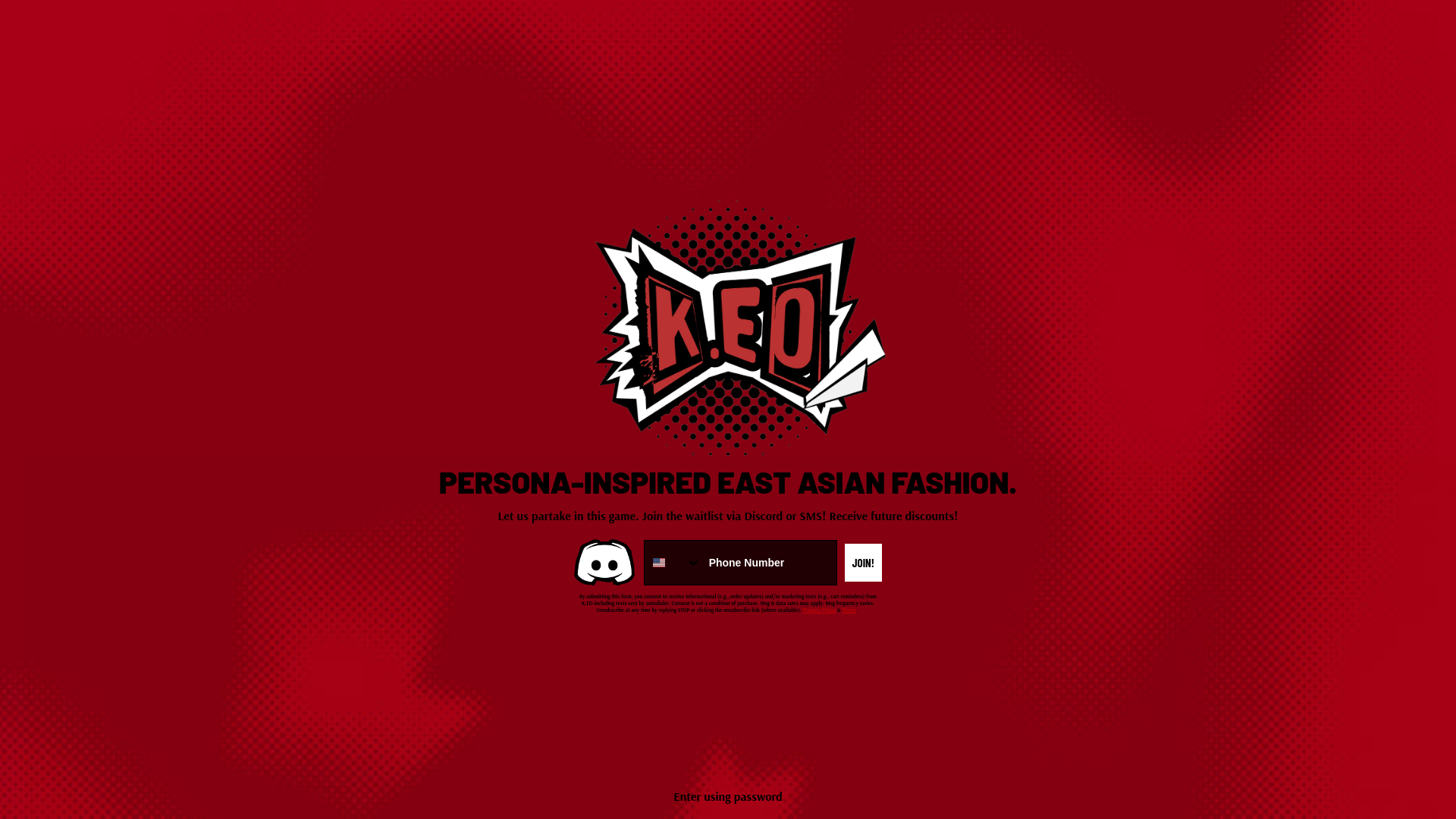 website screenshot of https://keofashion.net/