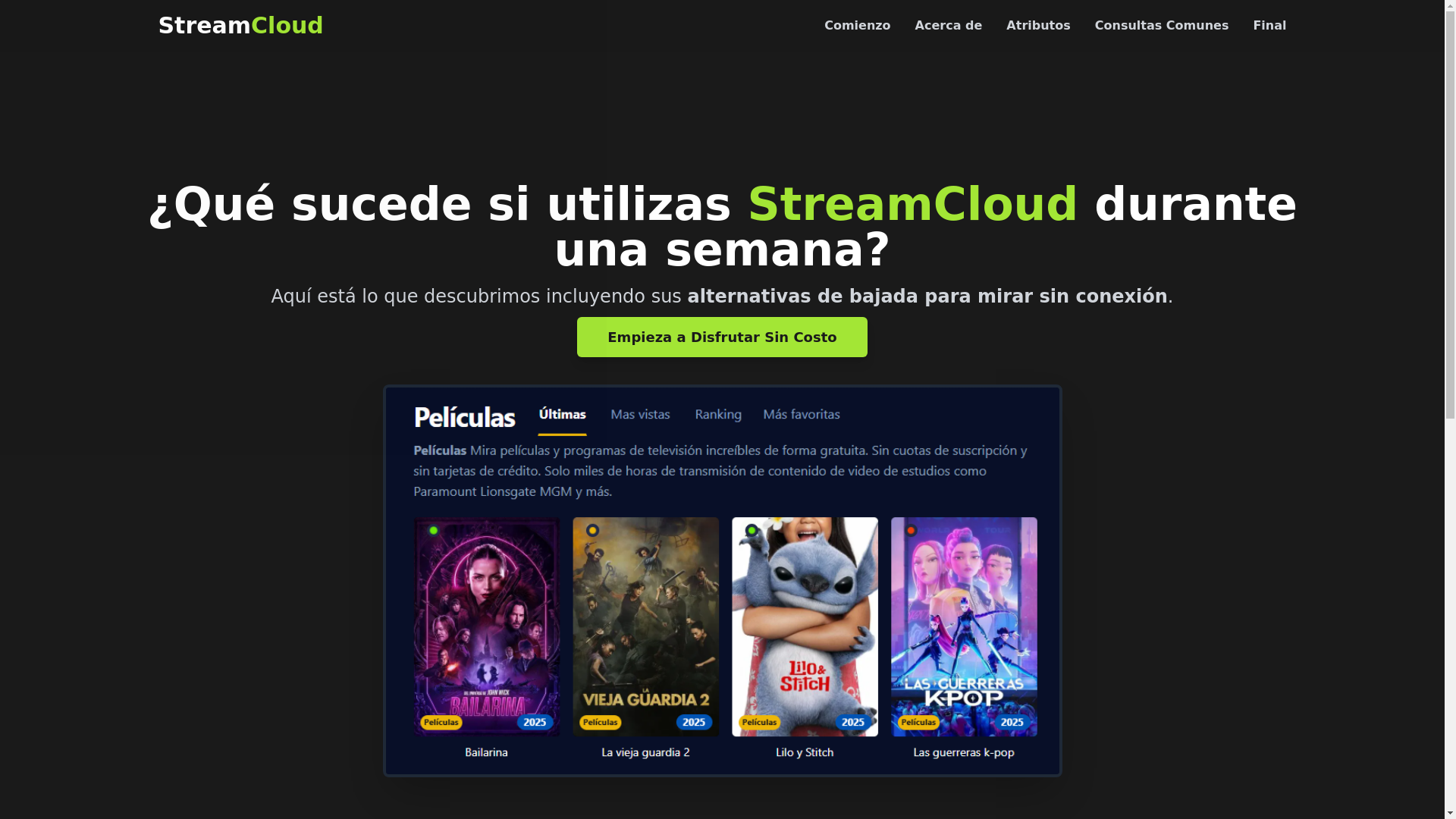 website screenshot of https://streamcloud-ceiu.pages.dev/