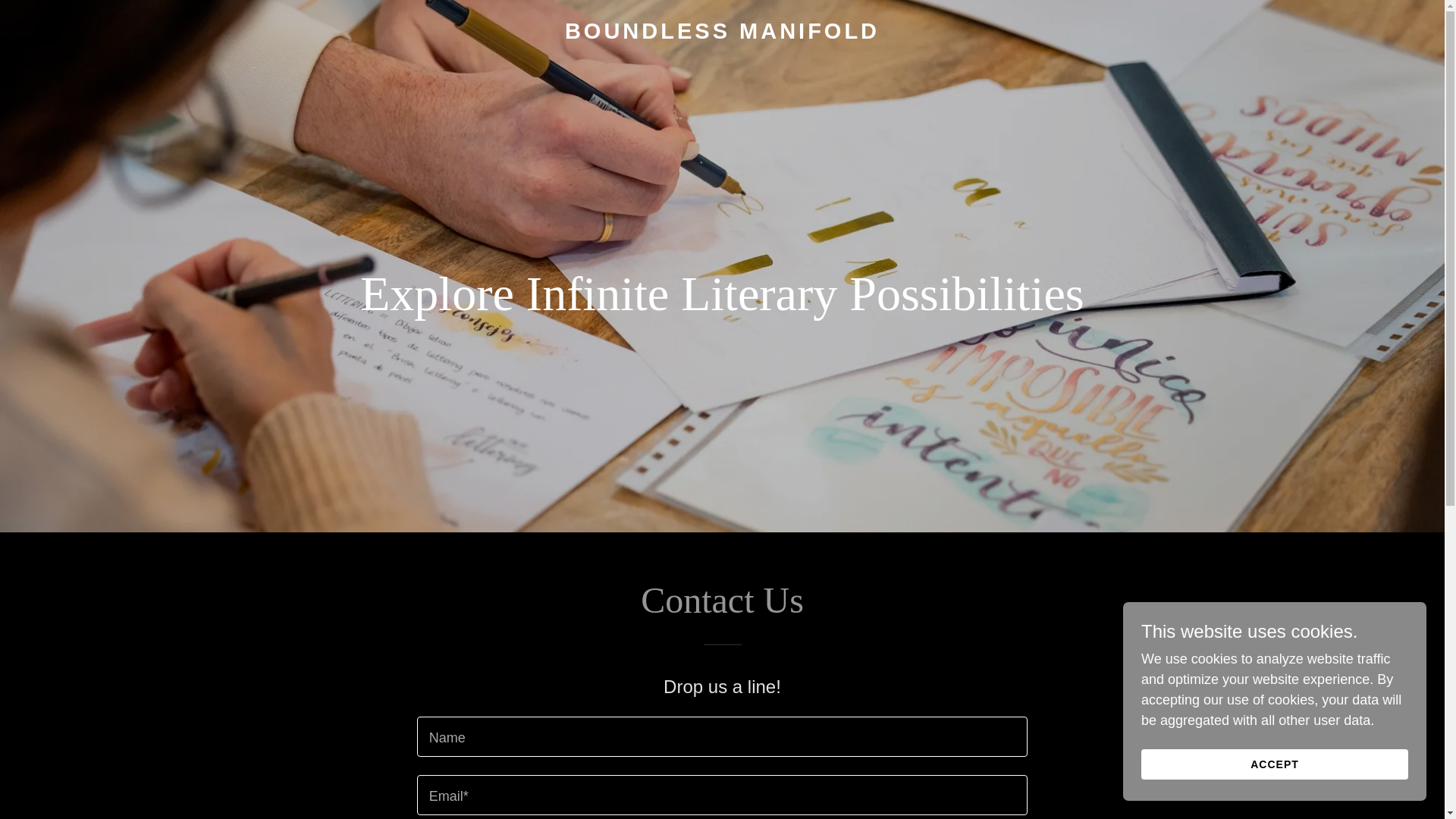 website screenshot of https://boundless-manifold.com/