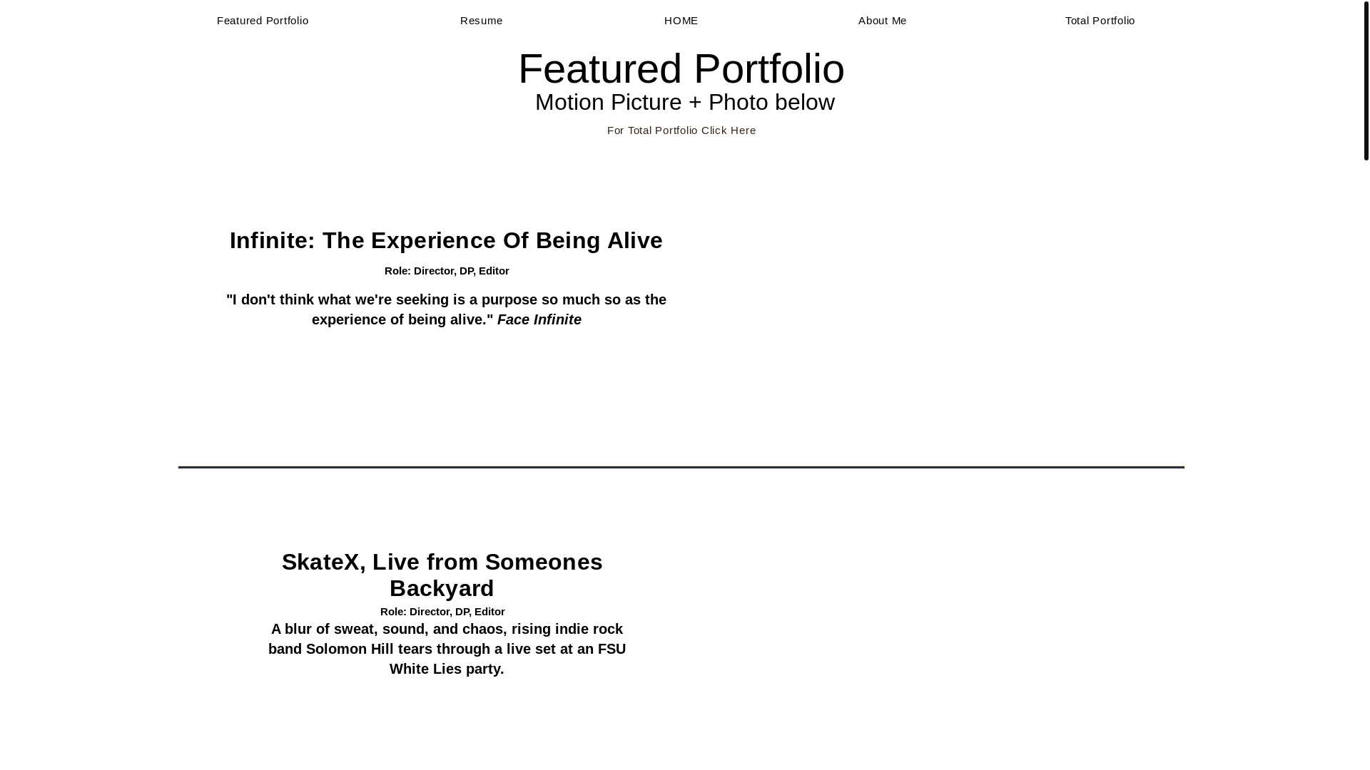 website screenshot of https://jackbergren.net/