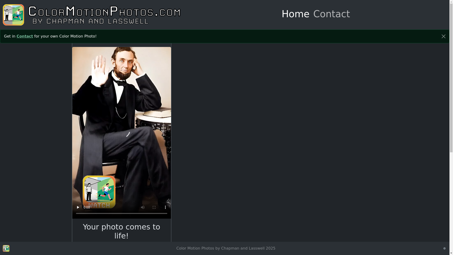 website screenshot of https://colormotionphotos.com/