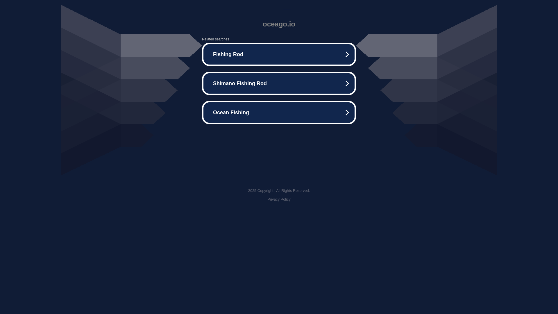 website screenshot of https://oceago.io/