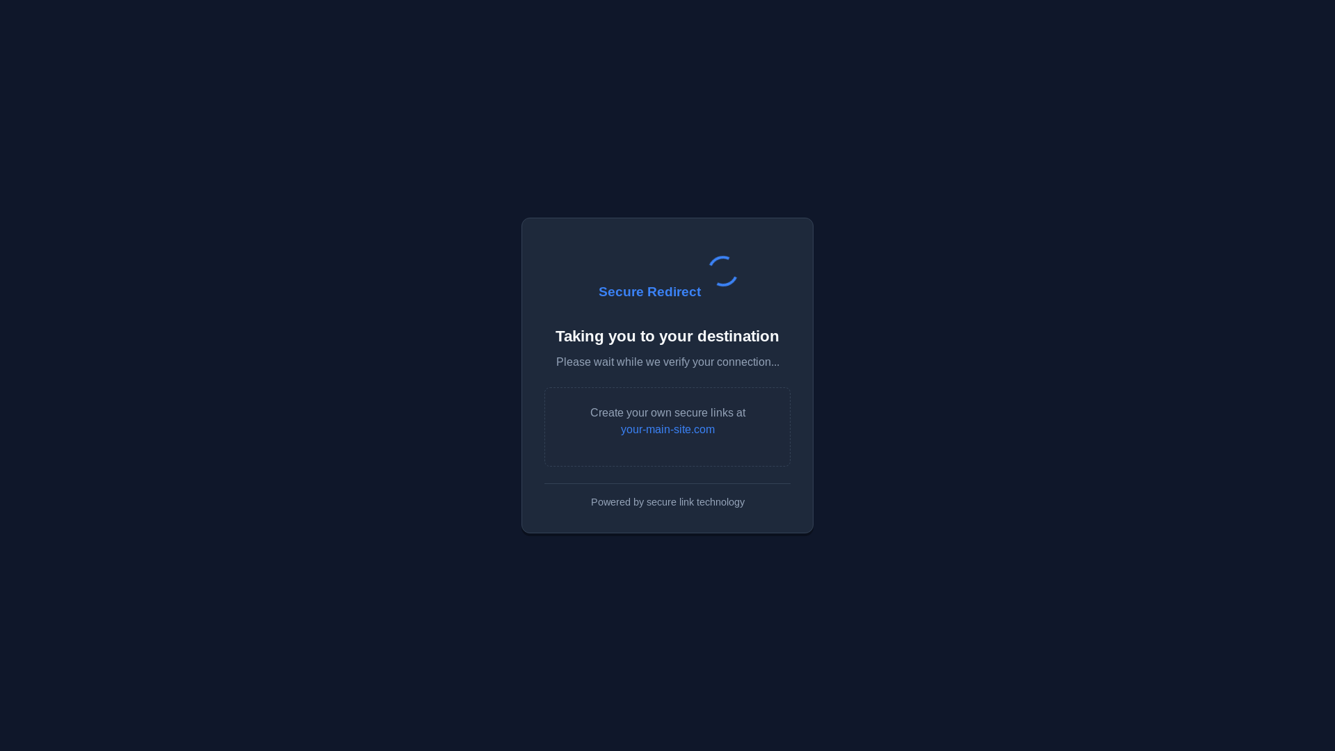 website screenshot of https://sss-redirect.pages.dev/
