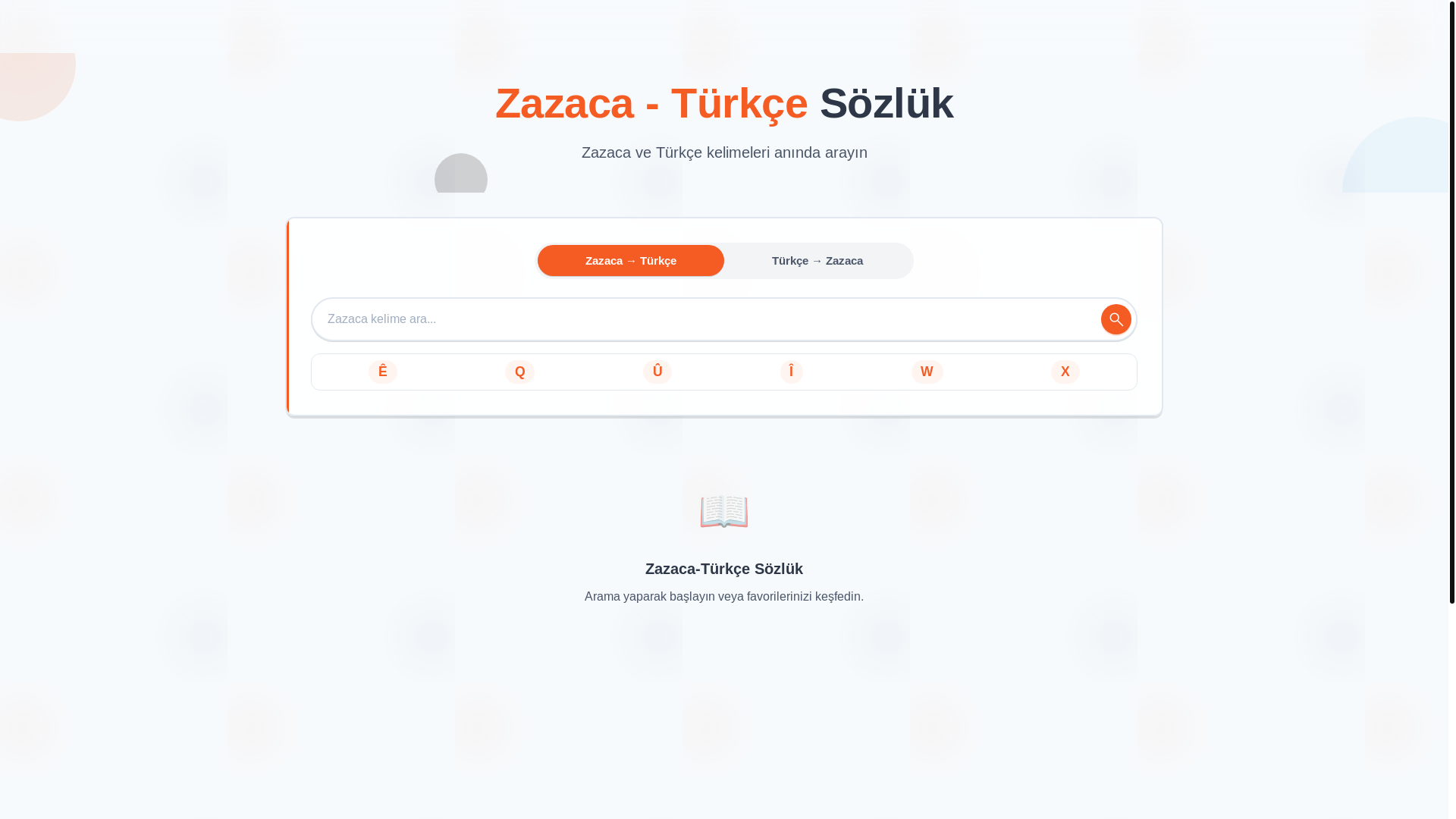 website screenshot of https://zazacasozluk.net/