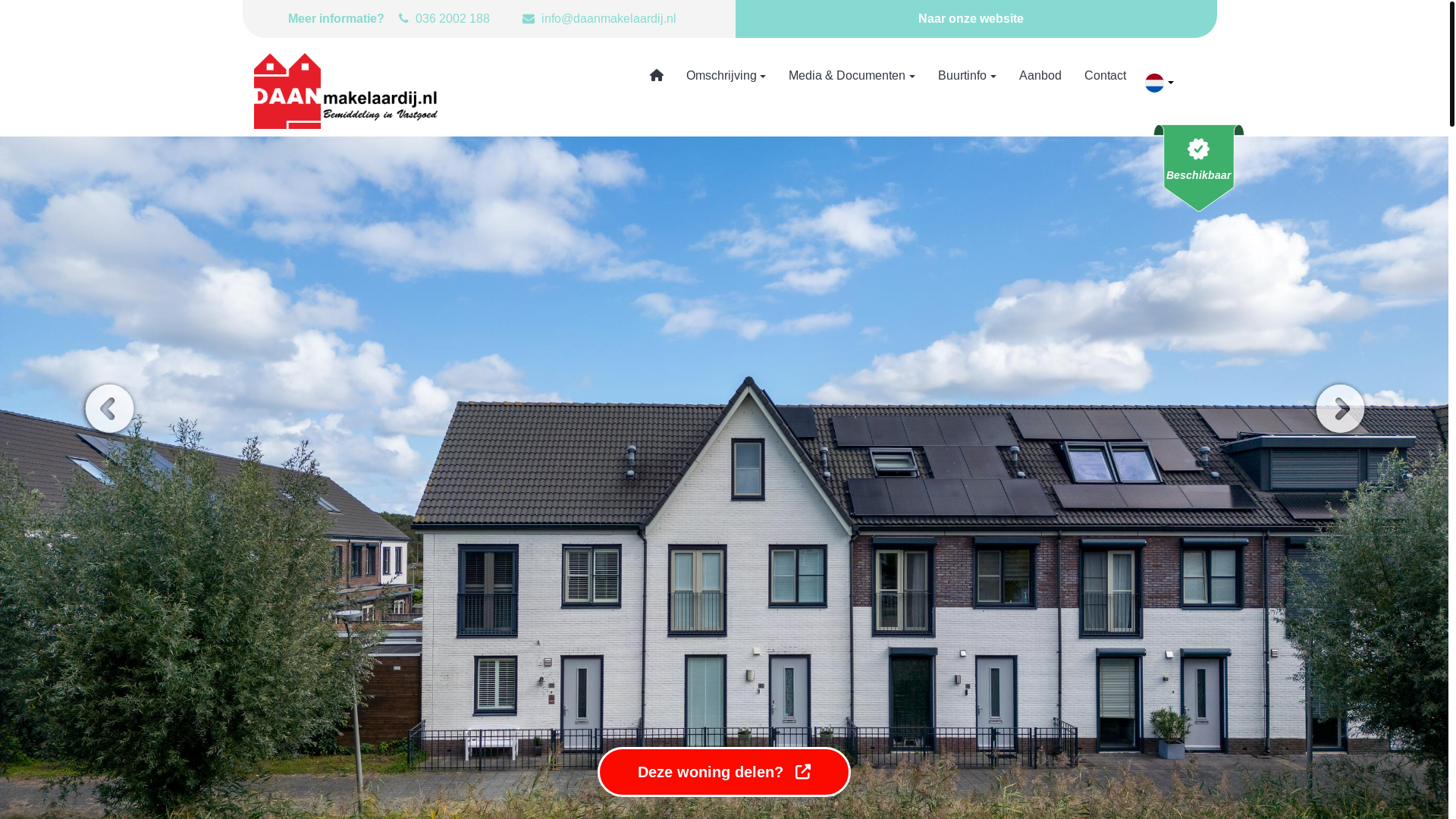 website screenshot of https://damarapad11.nl/