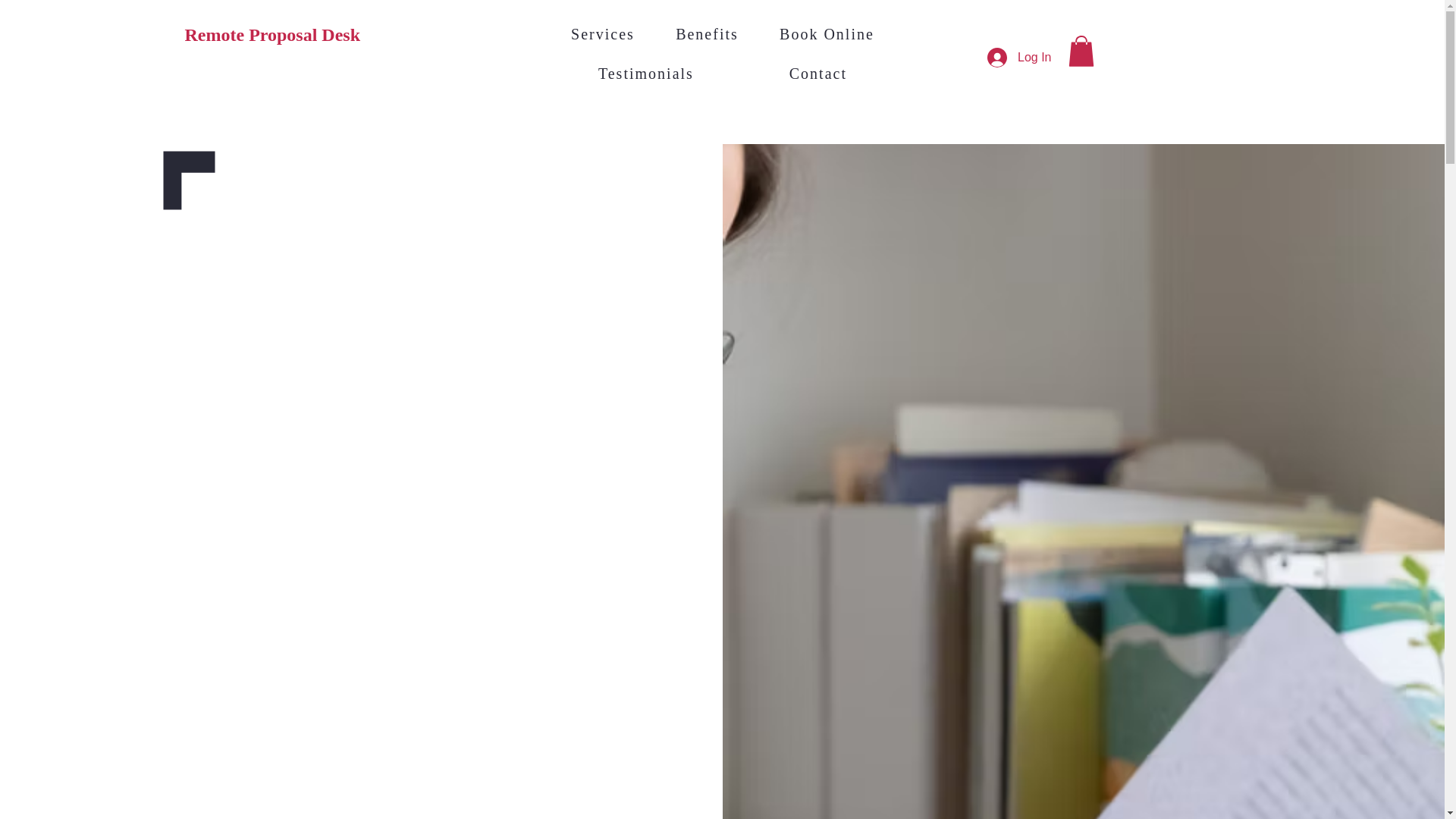 website screenshot of https://remotedeskproposal.com/
