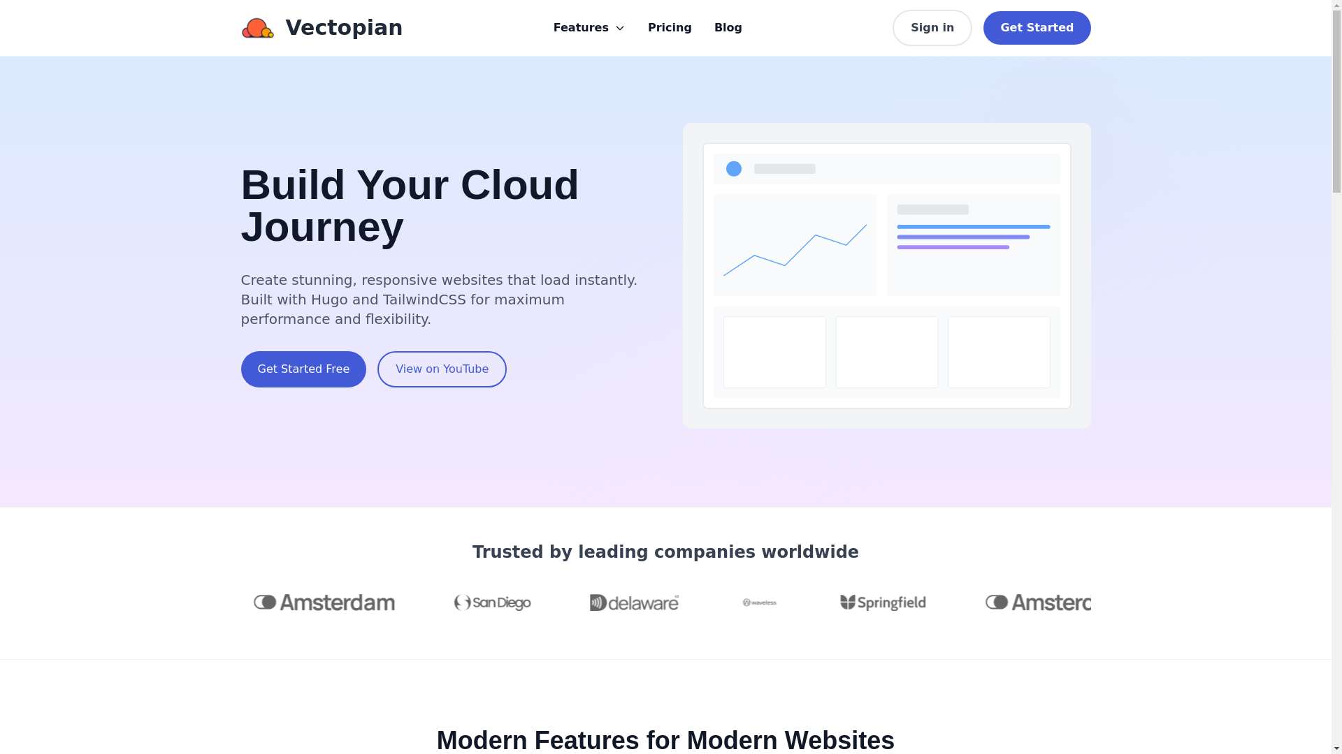 website screenshot of https://vectopian.com/
