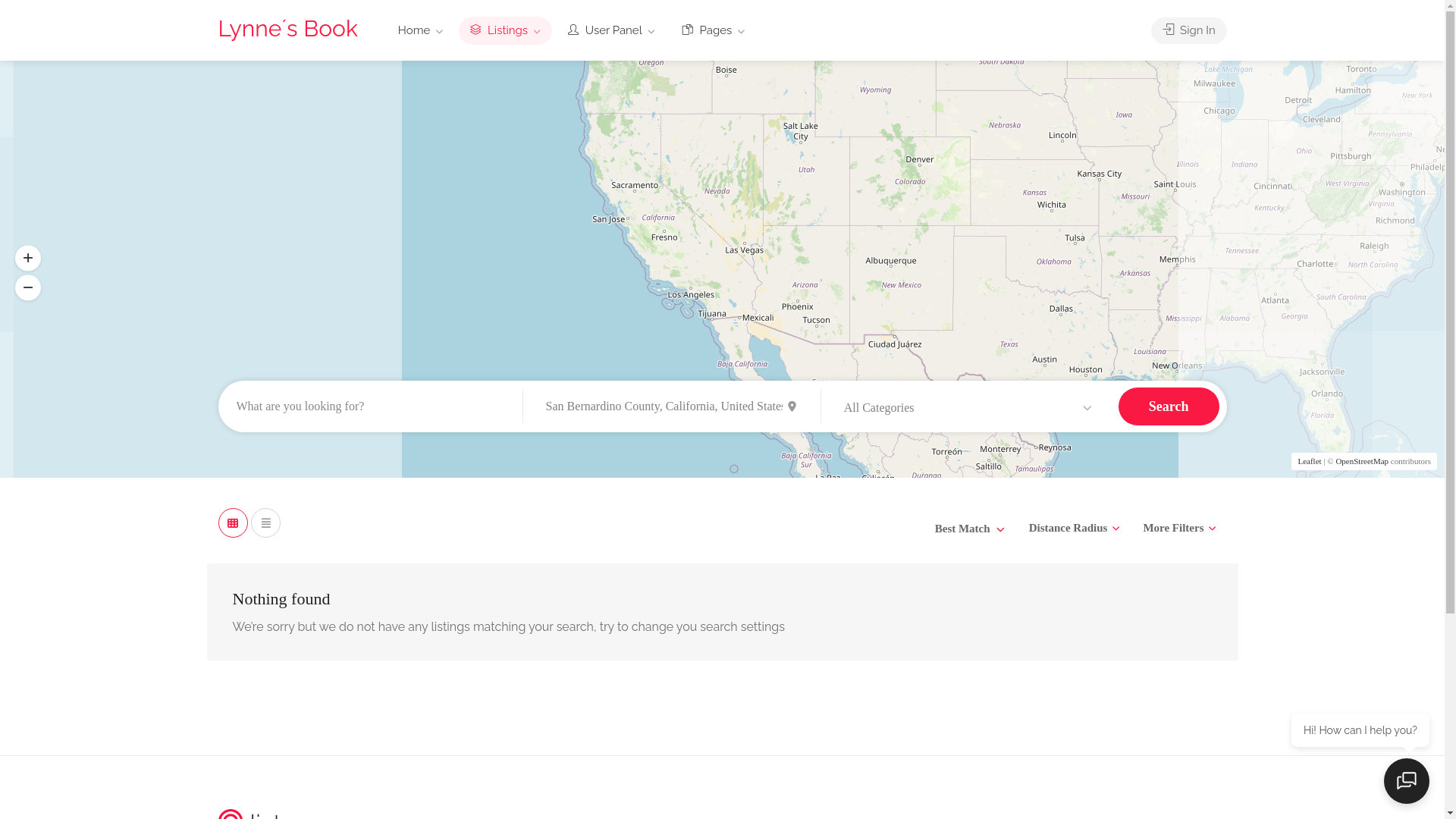 website screenshot of https://lynnesbook.co.za/