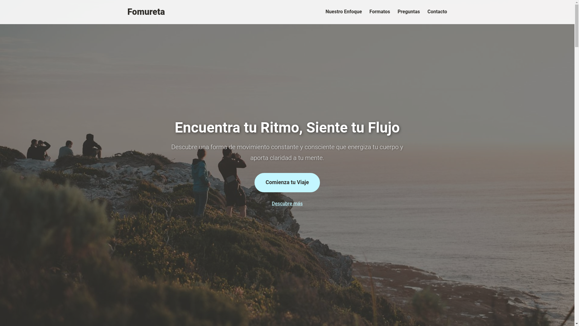 website screenshot of https://fomureta.world/