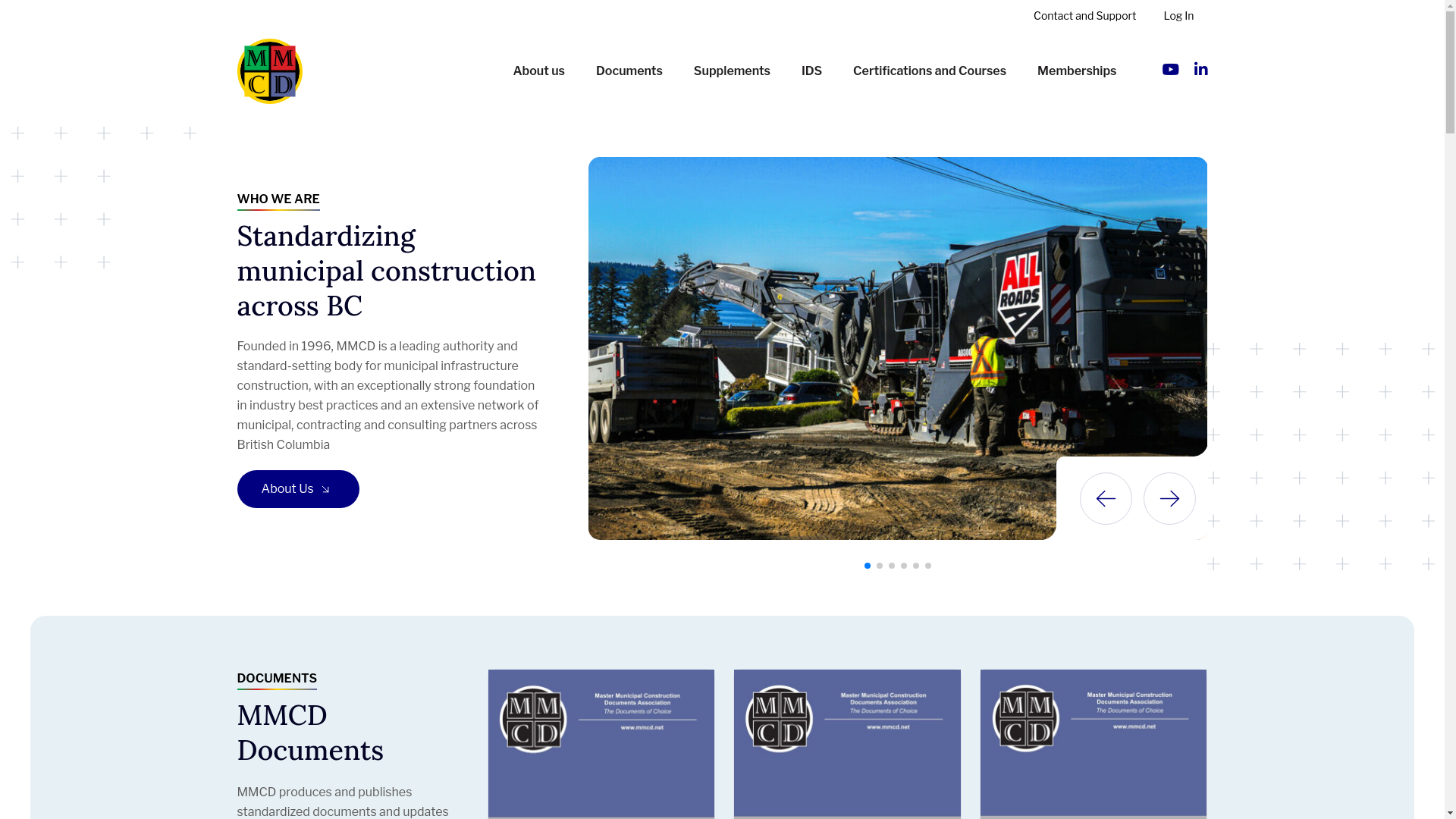 website screenshot of https://mmcd.net/